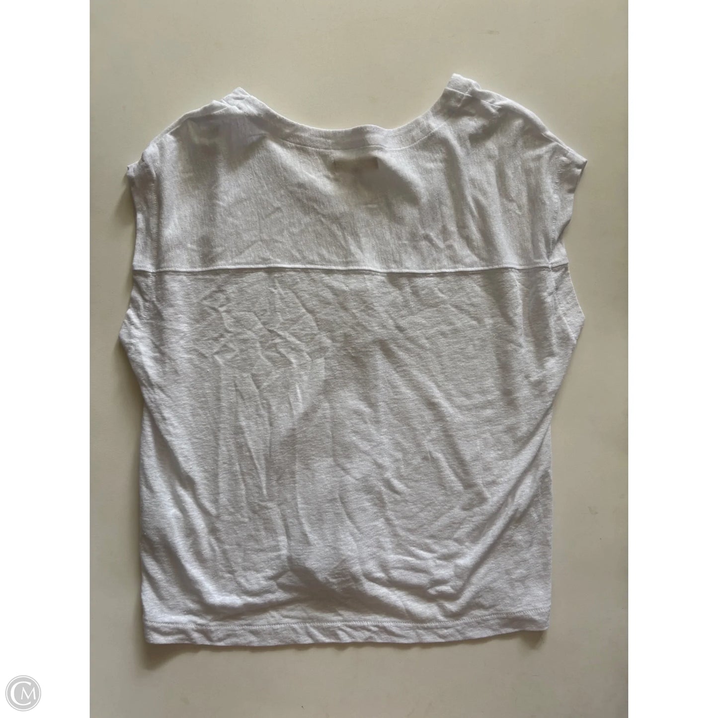 Top Short Sleeve By Madewell In White, Size: Xs