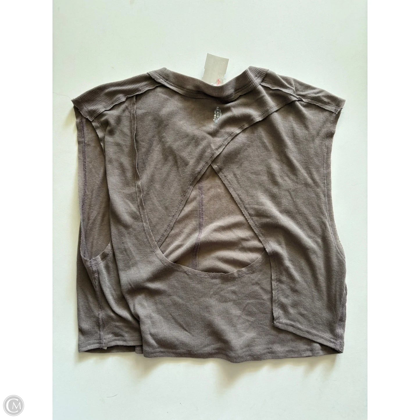 Athletic Top Short Sleeve By We The Free In Brown, Size: M