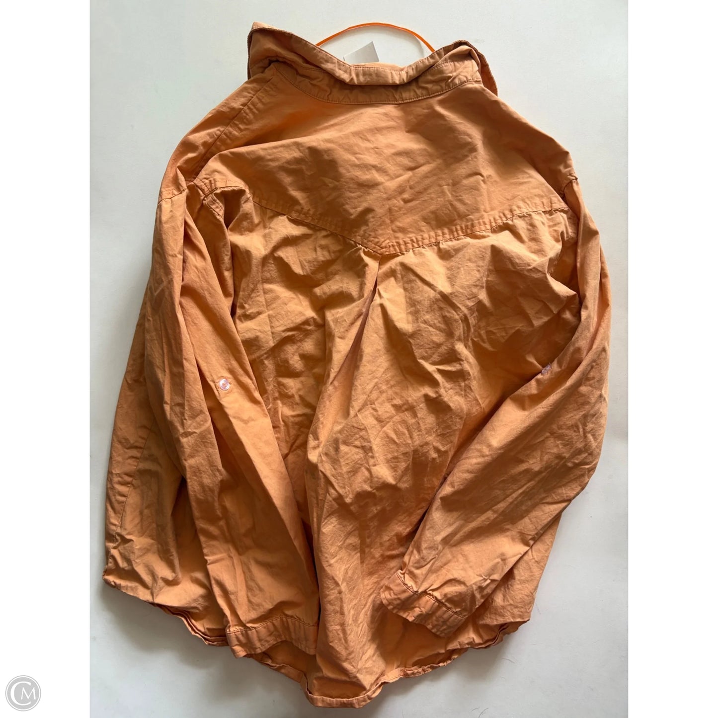 Top Long Sleeve By CRescent In Orange, Size: M