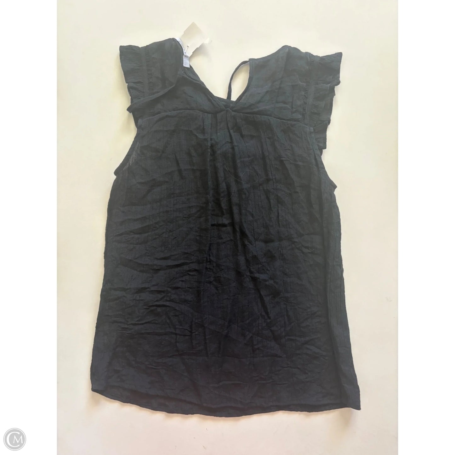 Top Sleeveless By Favlux In Black, Size: S