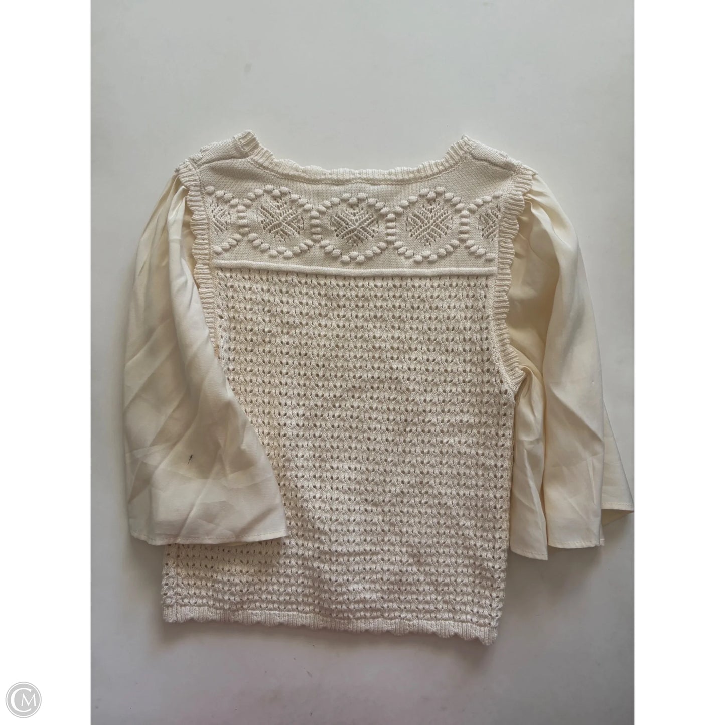 Sweater By Another Love In Cream, Size: Xs