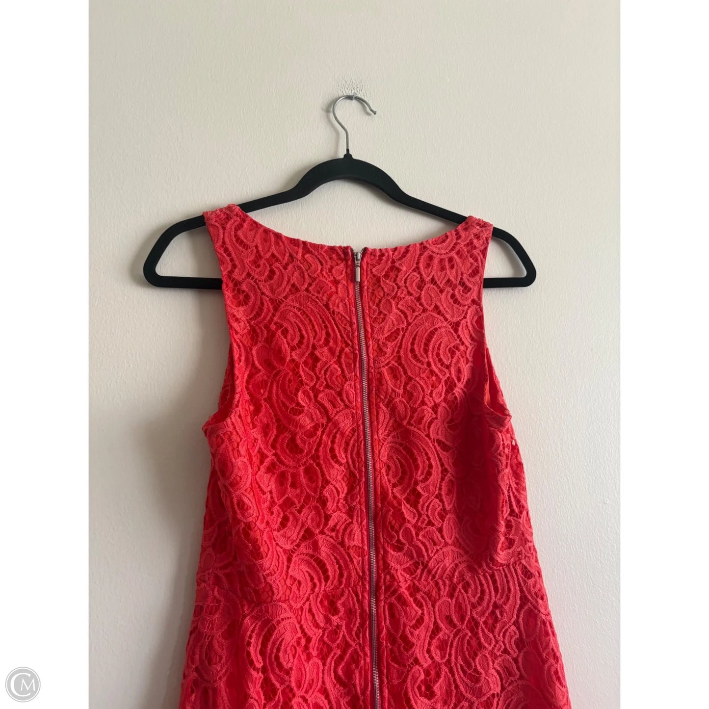 Dress Casual Midi By Apt 9 In Orange, Size: 8