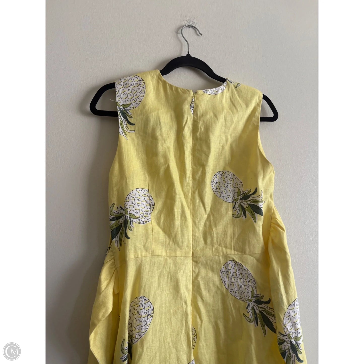 Dress Casual Maxi By Hobbs In Yellow, Size: 8