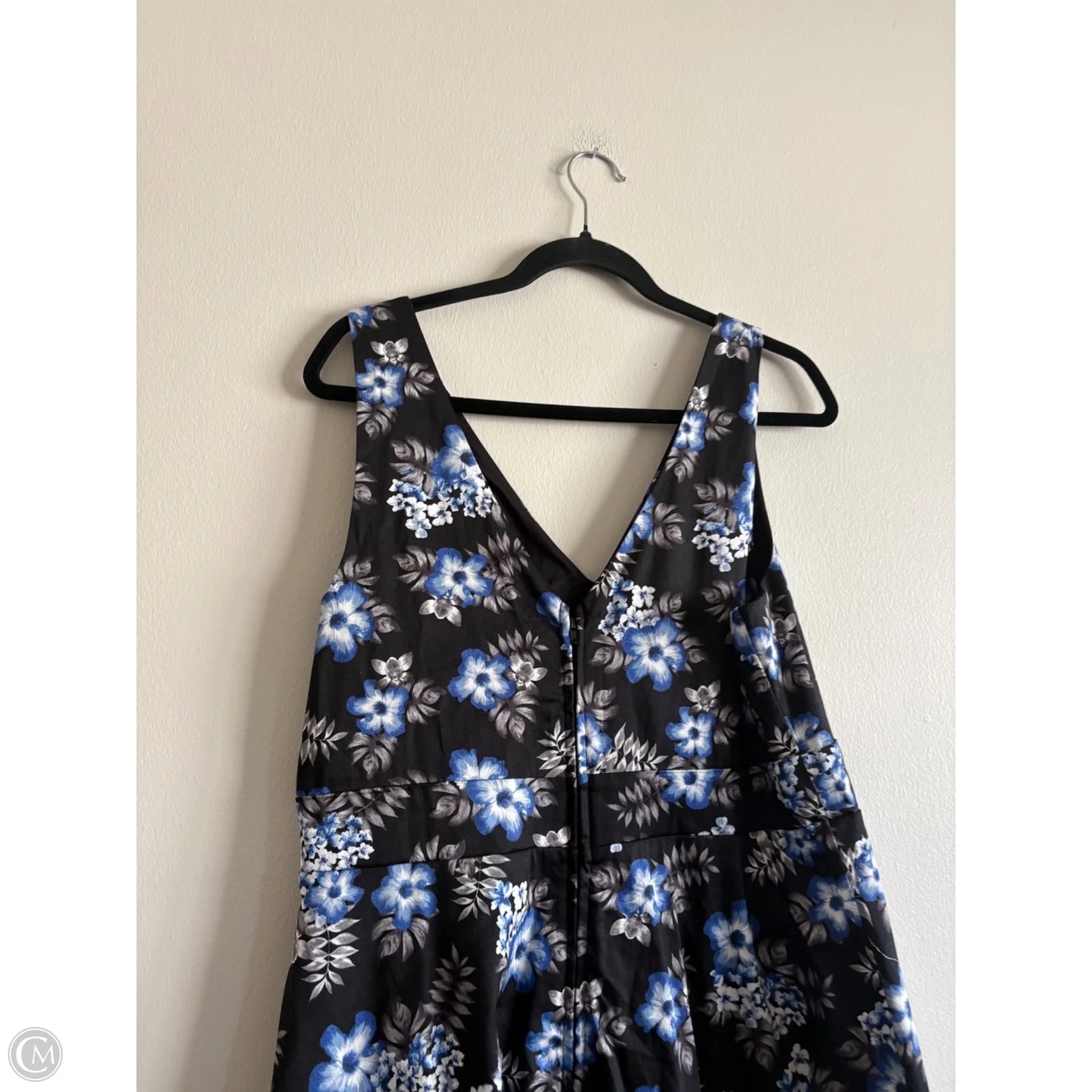 Dress Casual Maxi By Torrid In Black & Blue, Size: 16