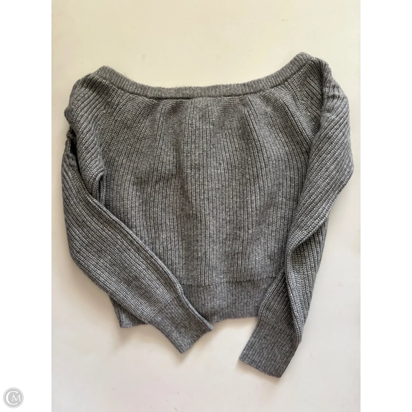 Sweater Cardigan By White House Black Market In Grey, Size: M