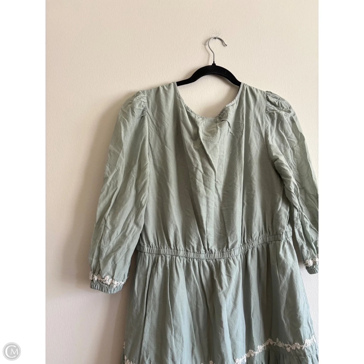 Dress Casual Maxi By Lucky Brand In Green, Size: L