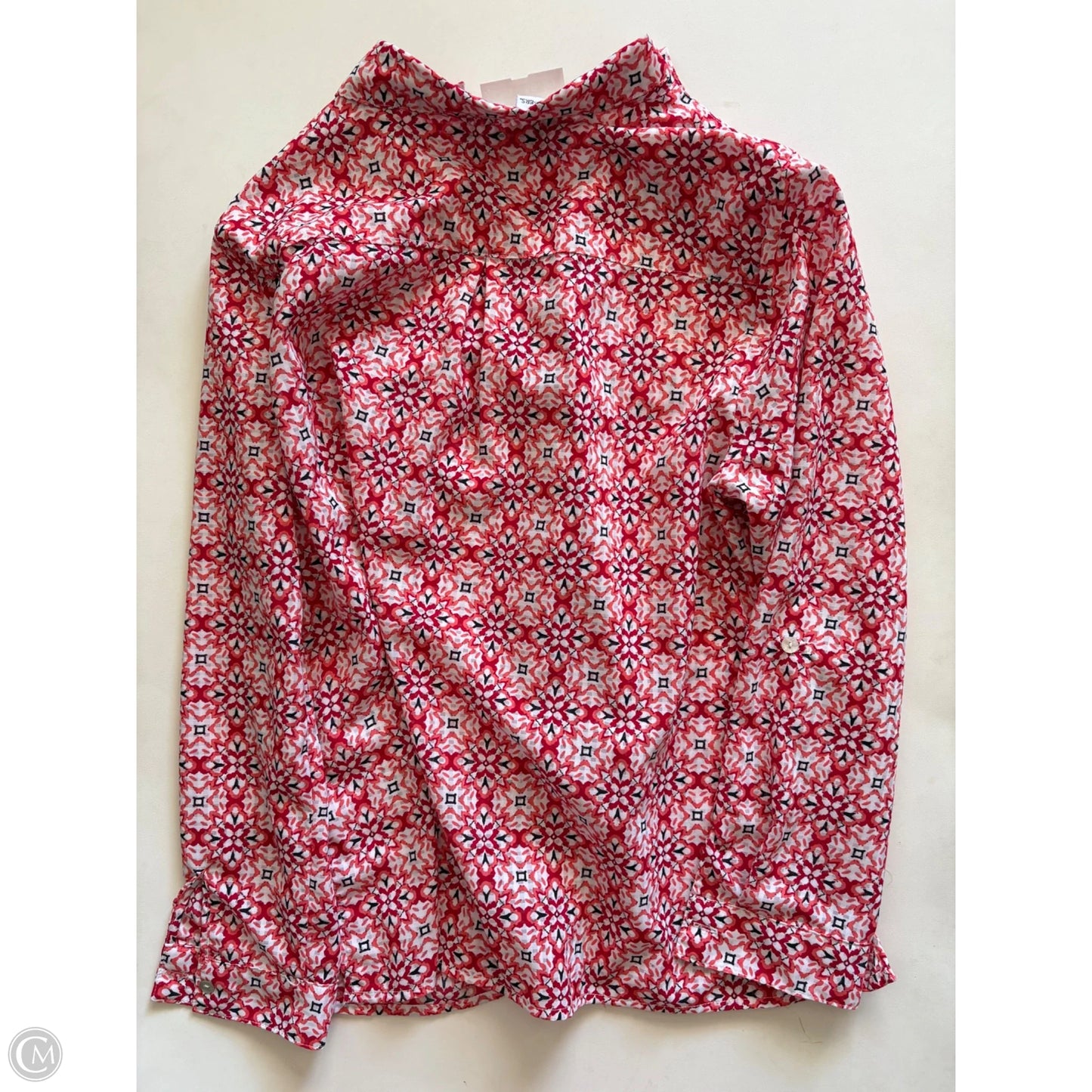 Top Long Sleeve By Kim Rogers In Floral Print, Size: Xl