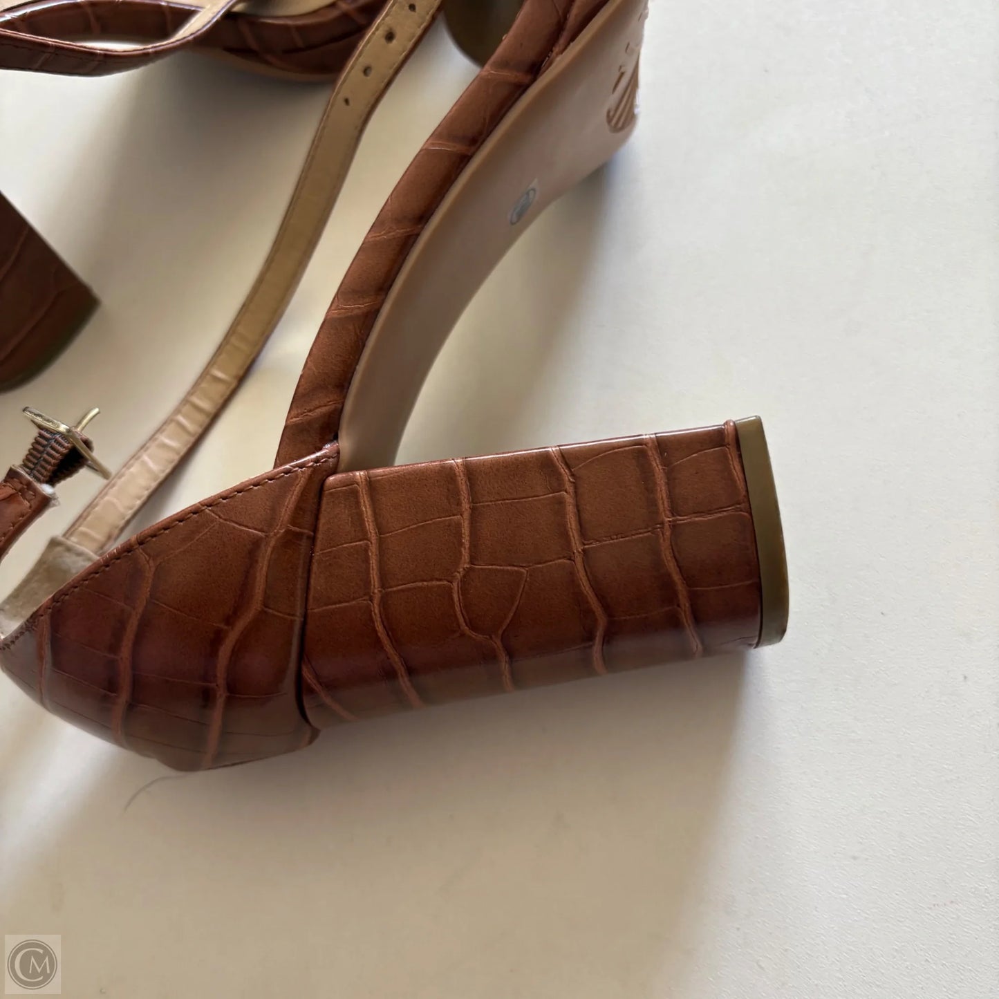 Shoes Heels Block By Chinese Laundry In Brown, Size: 7.5