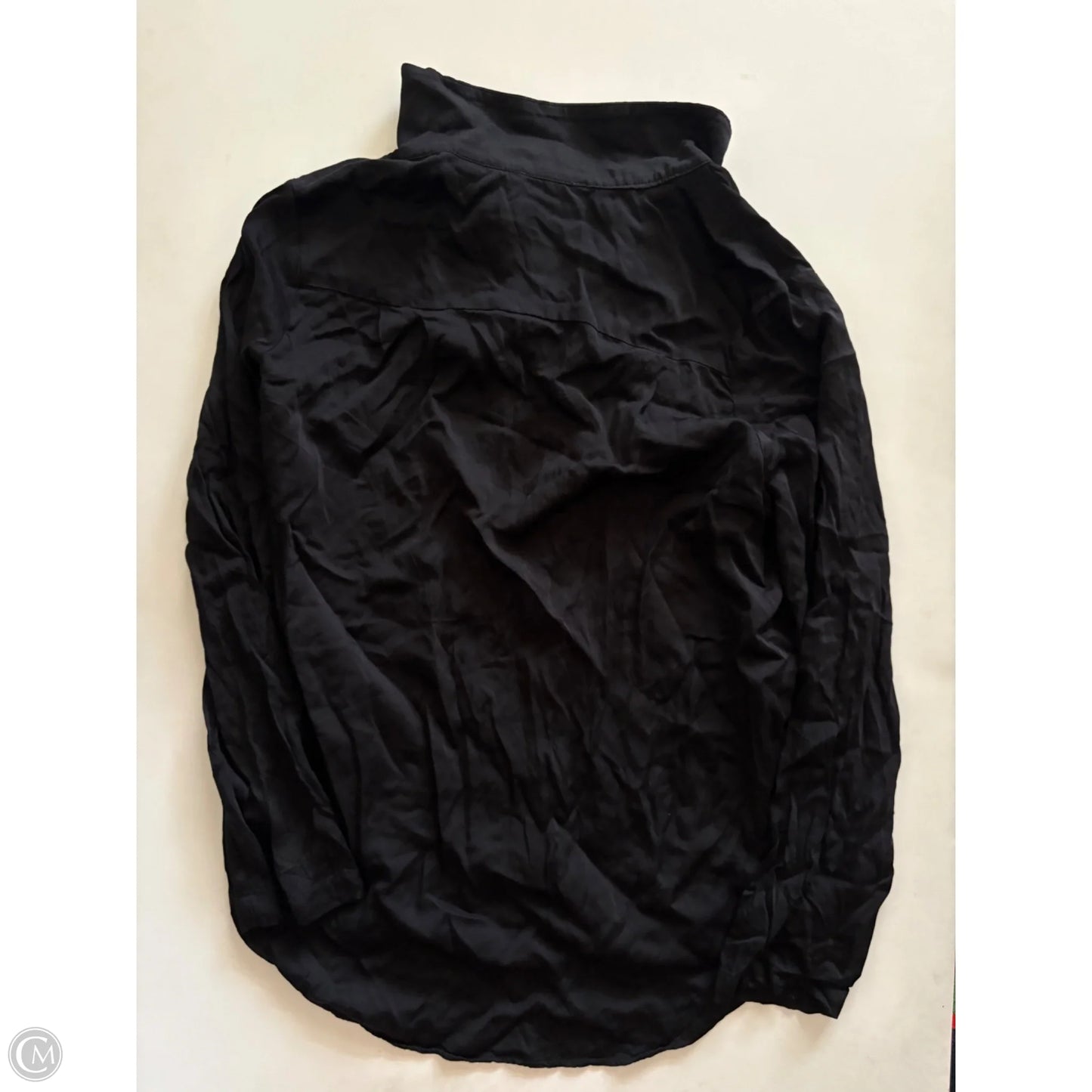 Top Long Sleeve By Elie Tahari In Black, Size: S