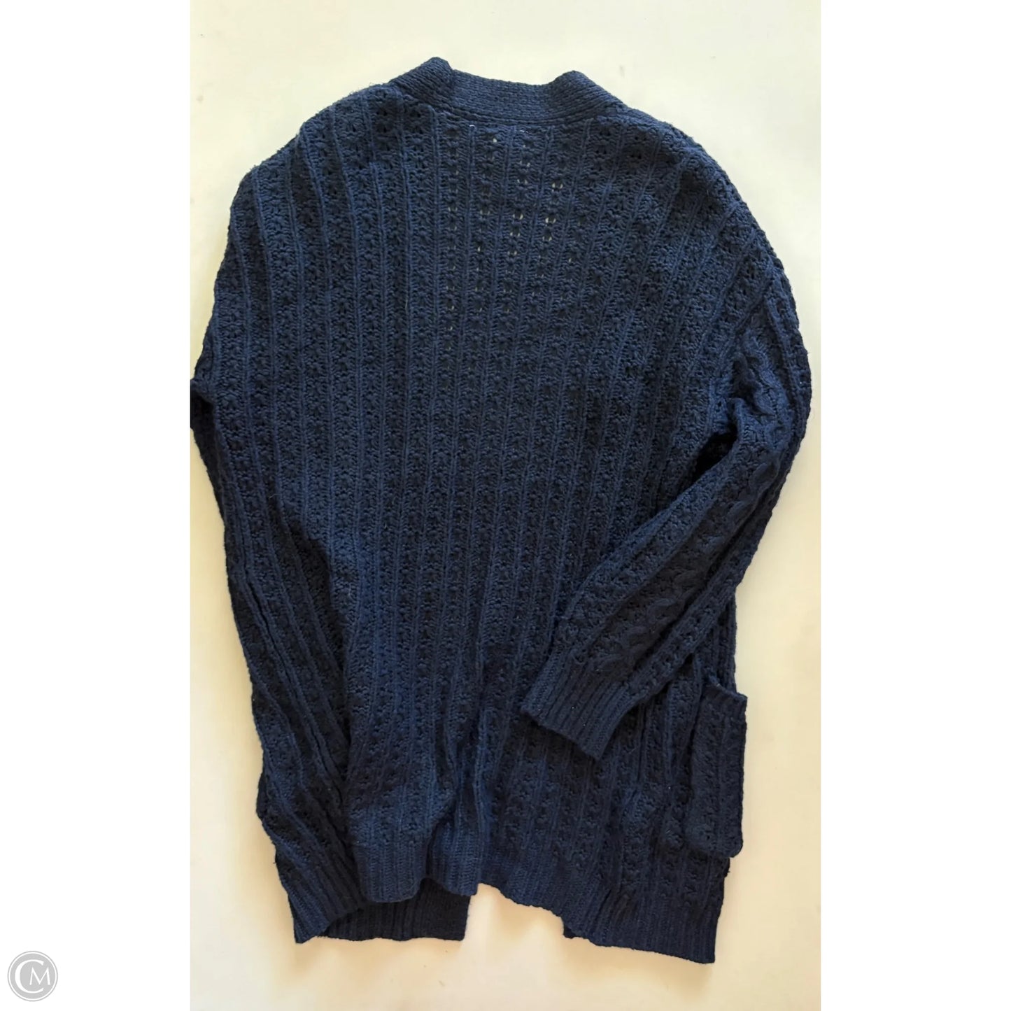 Sweater Cardigan By Time And Tru In Navy, Size: S