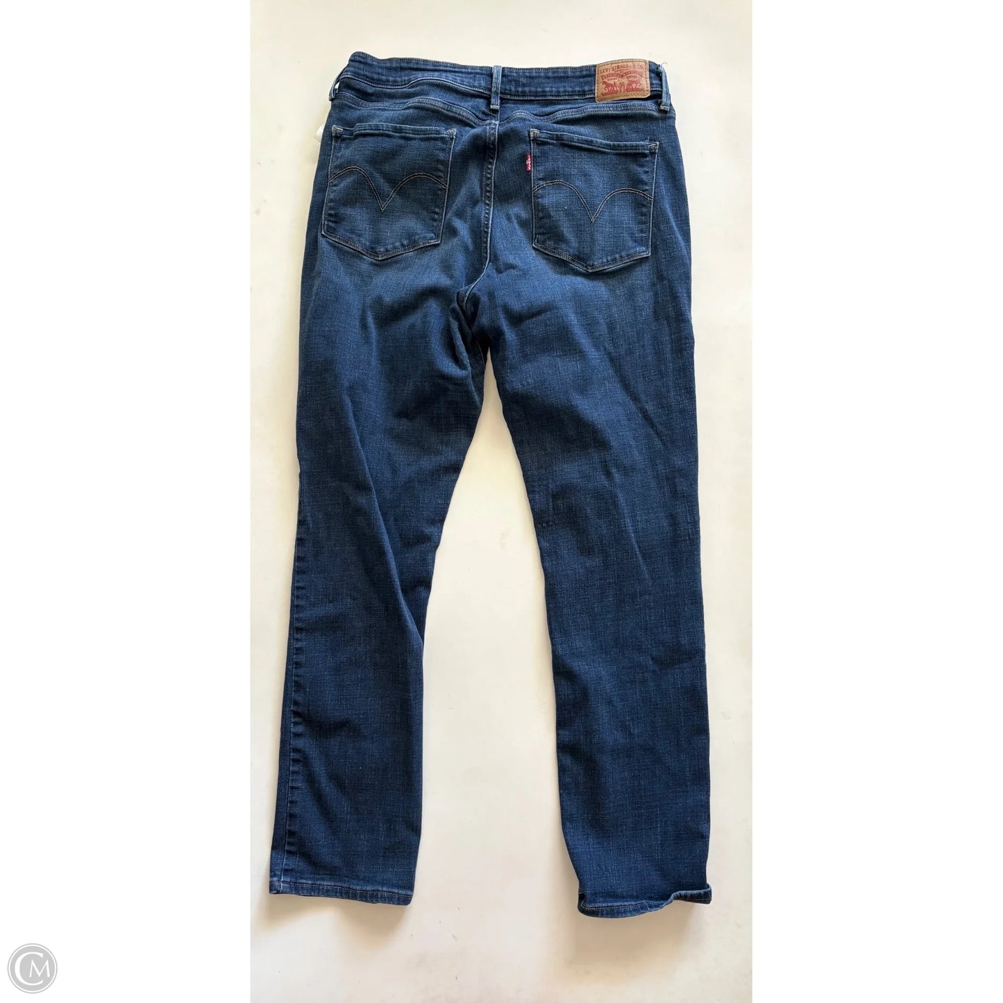 Jeans Skinny By Levis In Blue, Size: 14