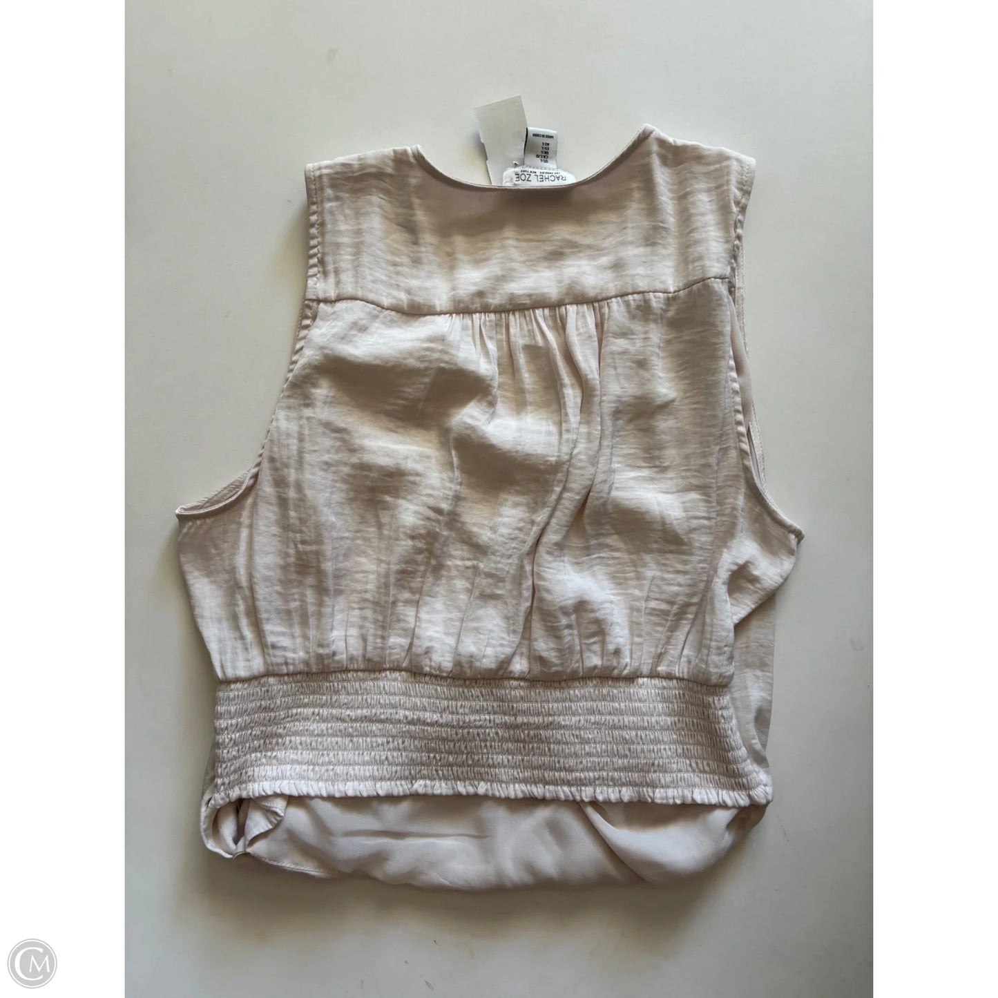 Blouse Sleeveless By Rachel Zoe In Cream, Size: L