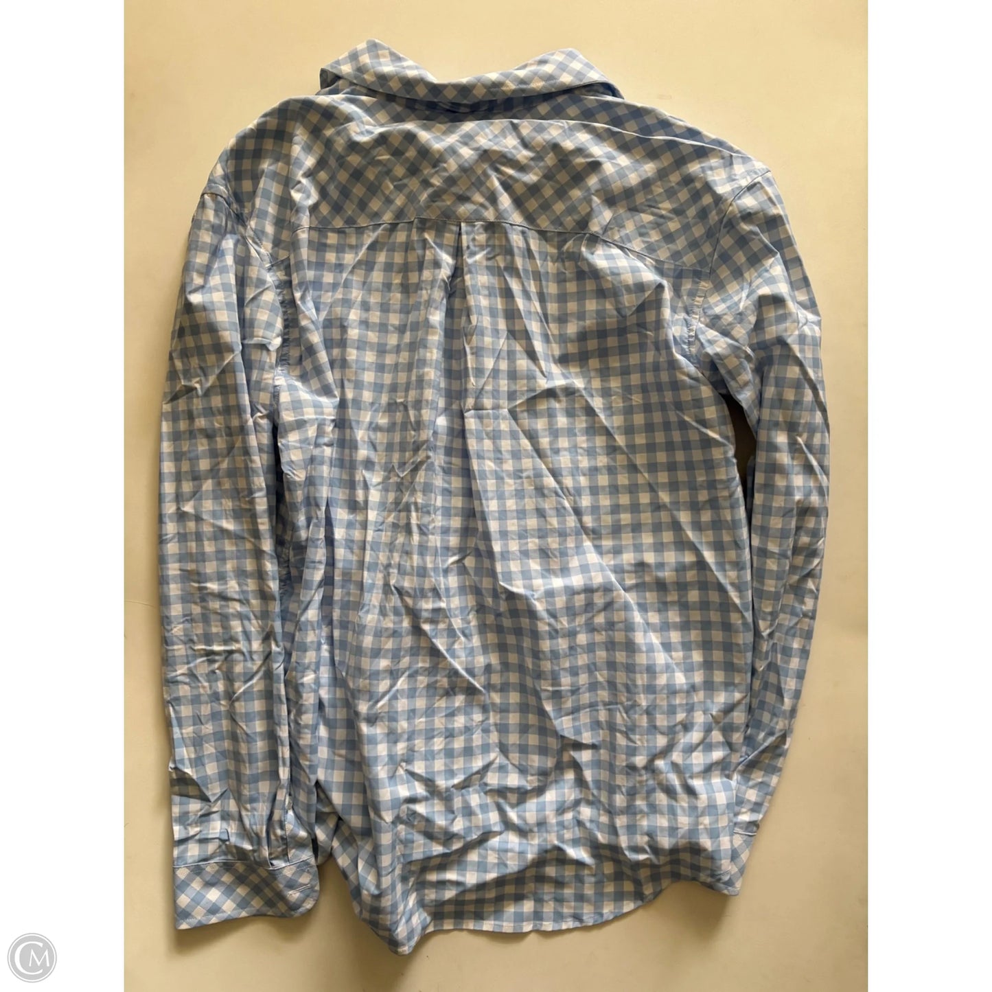 Top Long Sleeve By Southern Tide In Blue, Size: L
