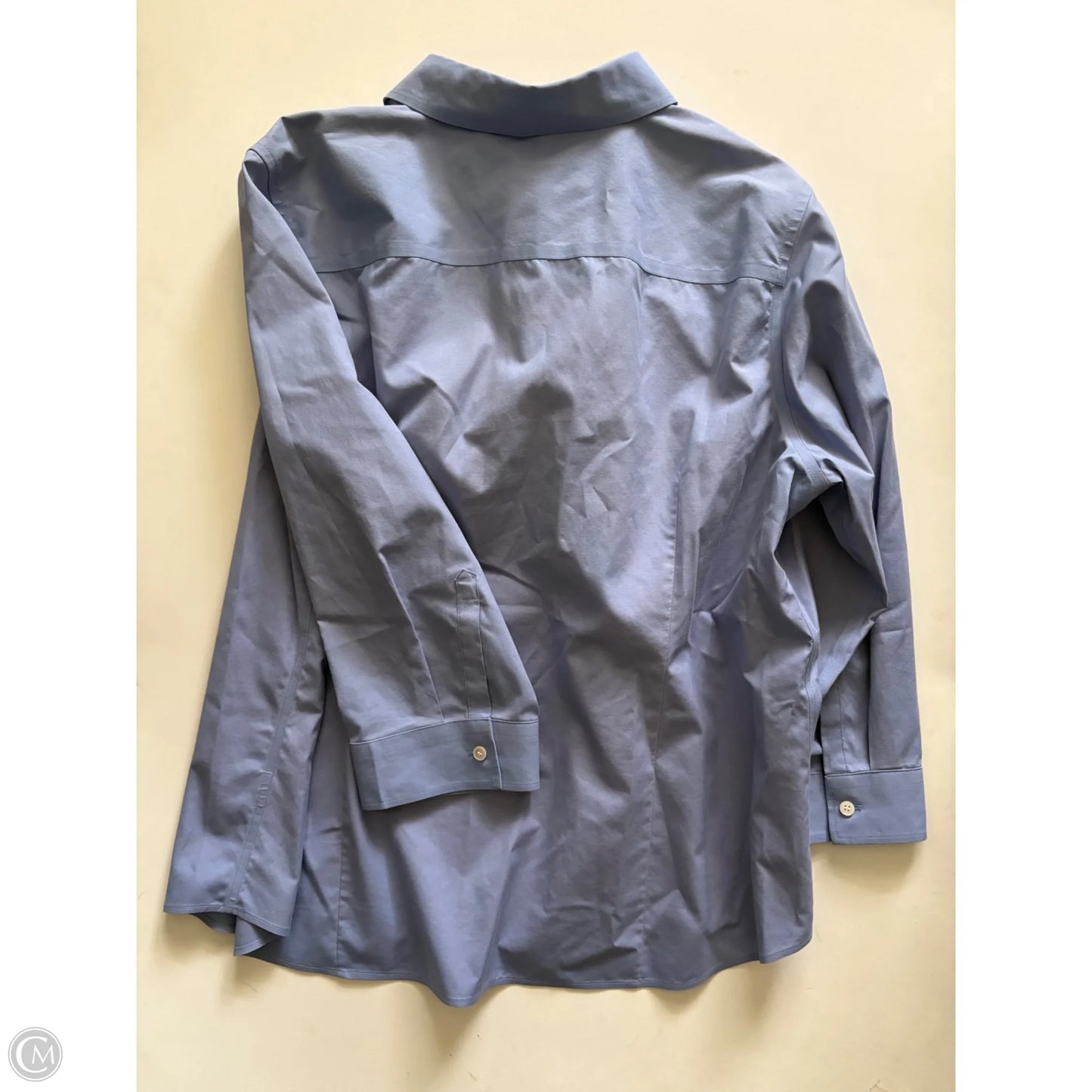 Top Long Sleeve By Talbots In Blue, Size: 16