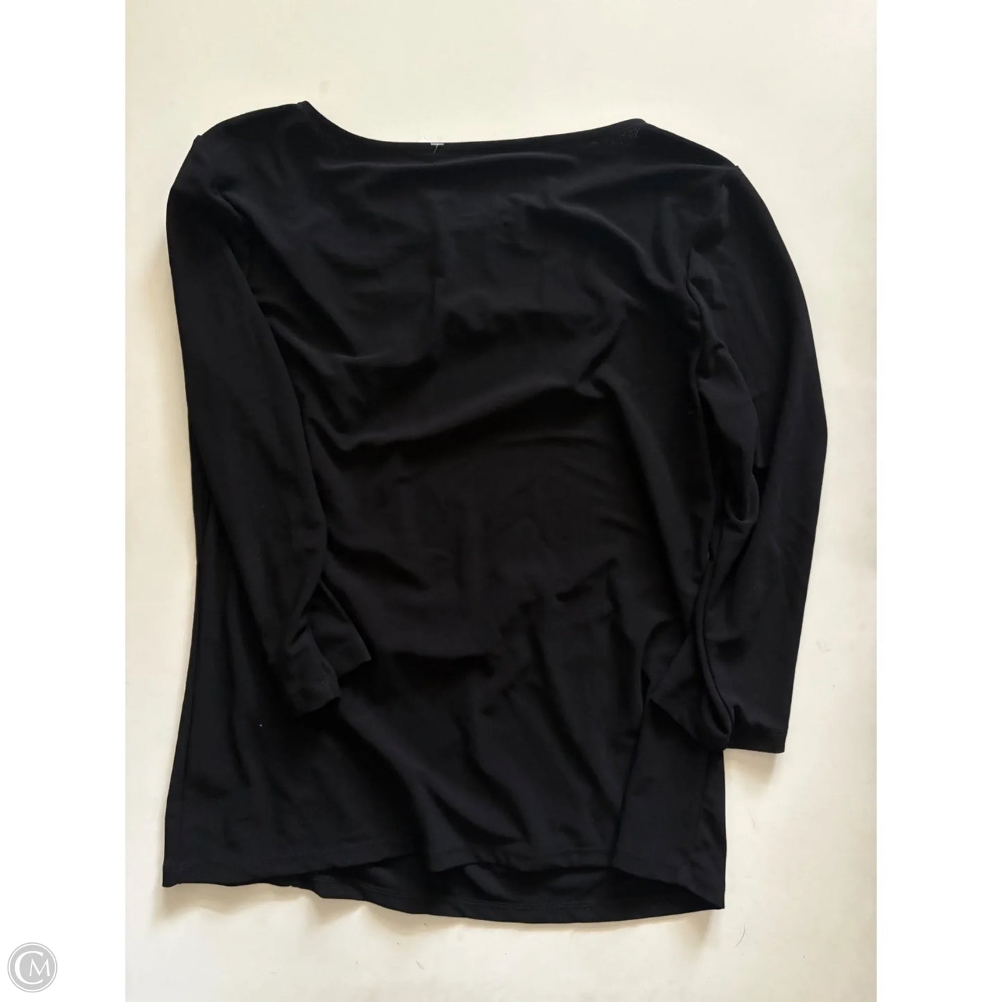 Top Long Sleeve By Talbots In Black, Size: Mp