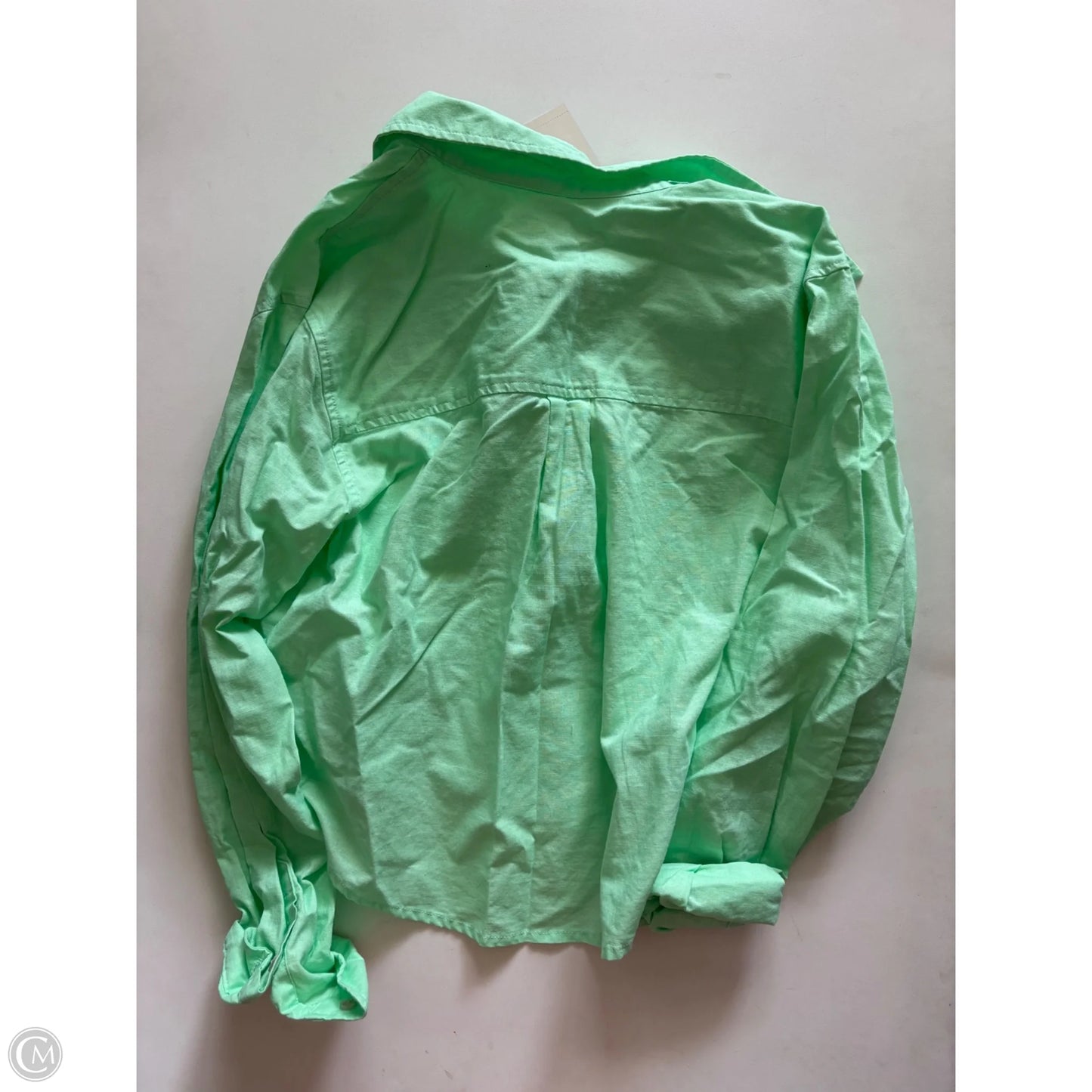 Top Long Sleeve By Universal Thread In Green, Size: M