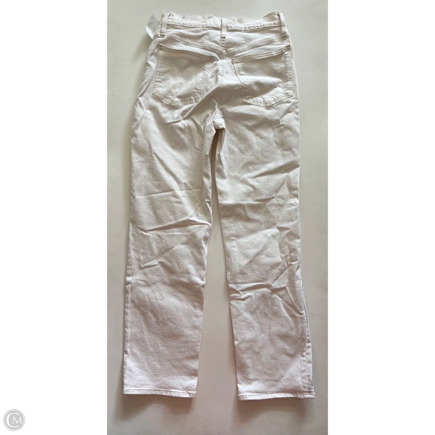 Jeans Straight By Madewell In Cream, Size: 2
