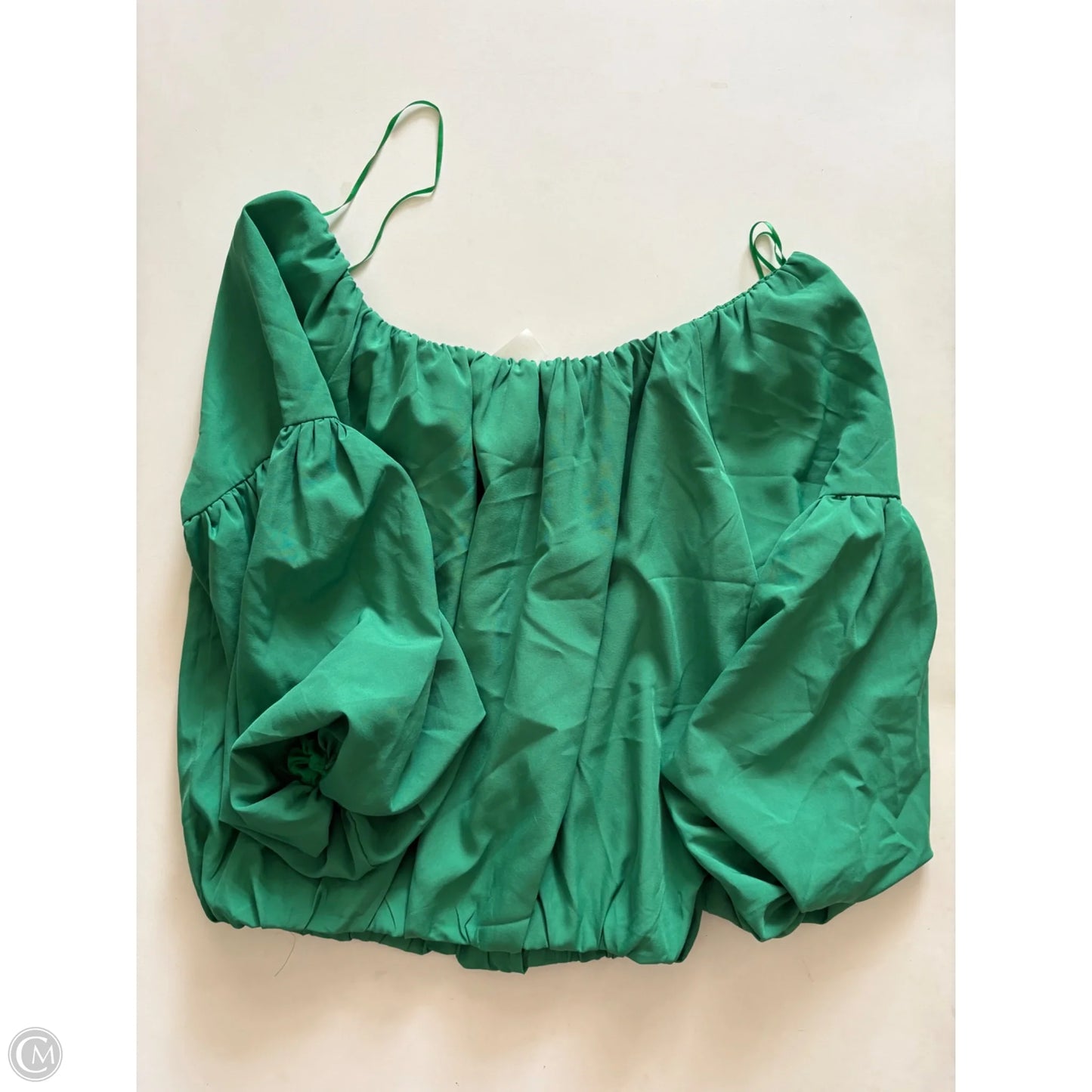 Top Long Sleeve By Flying Tomato In Green, Size: S
