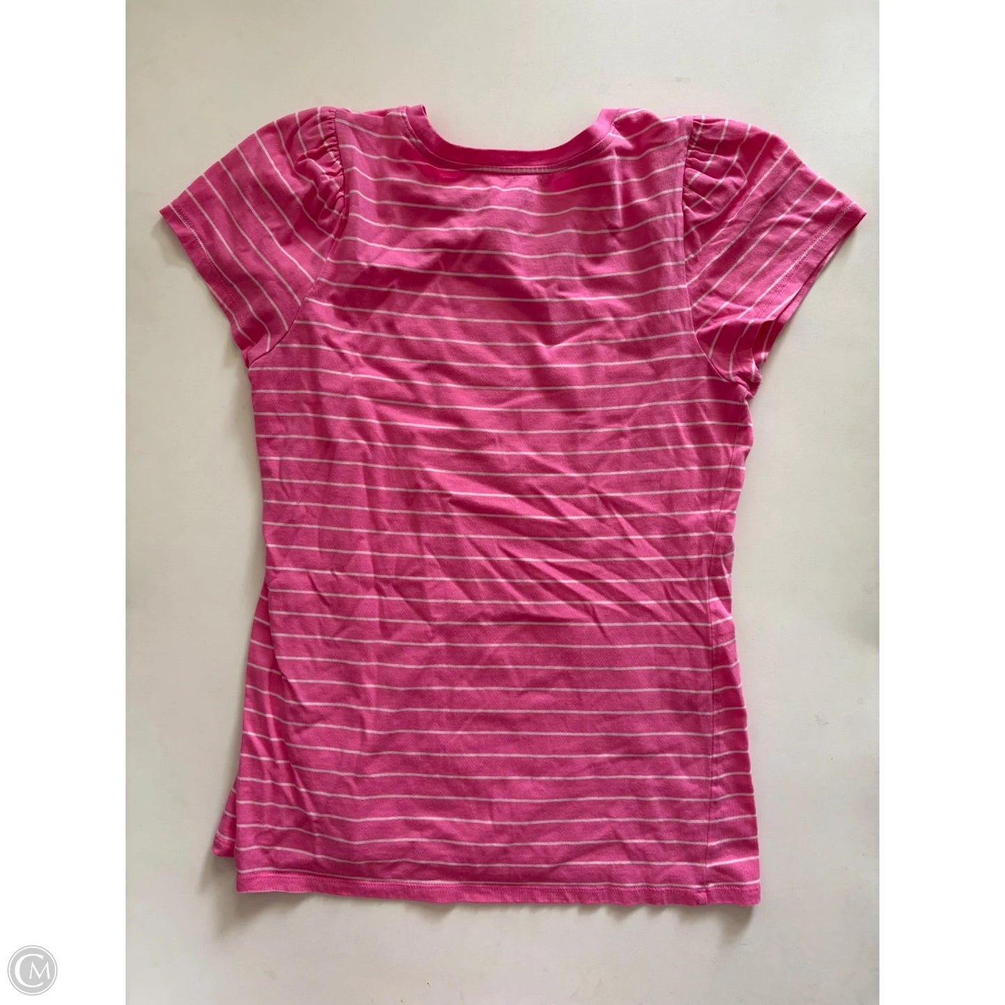 Top Short Sleeve By Crown And Ivy In Striped Pattern, Size: Xs
