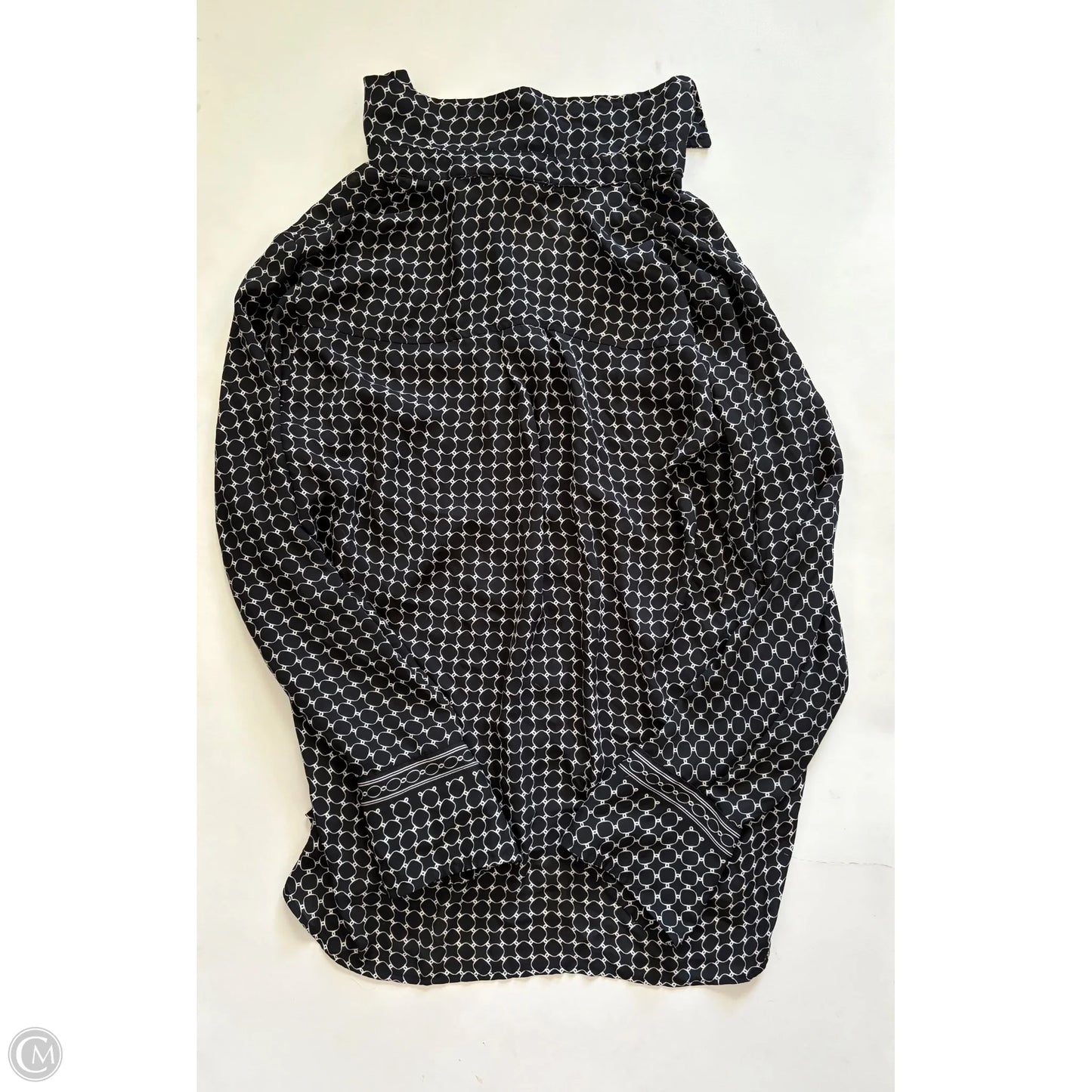 Blouse Long Sleeve By Max Studio In Black, Size: L