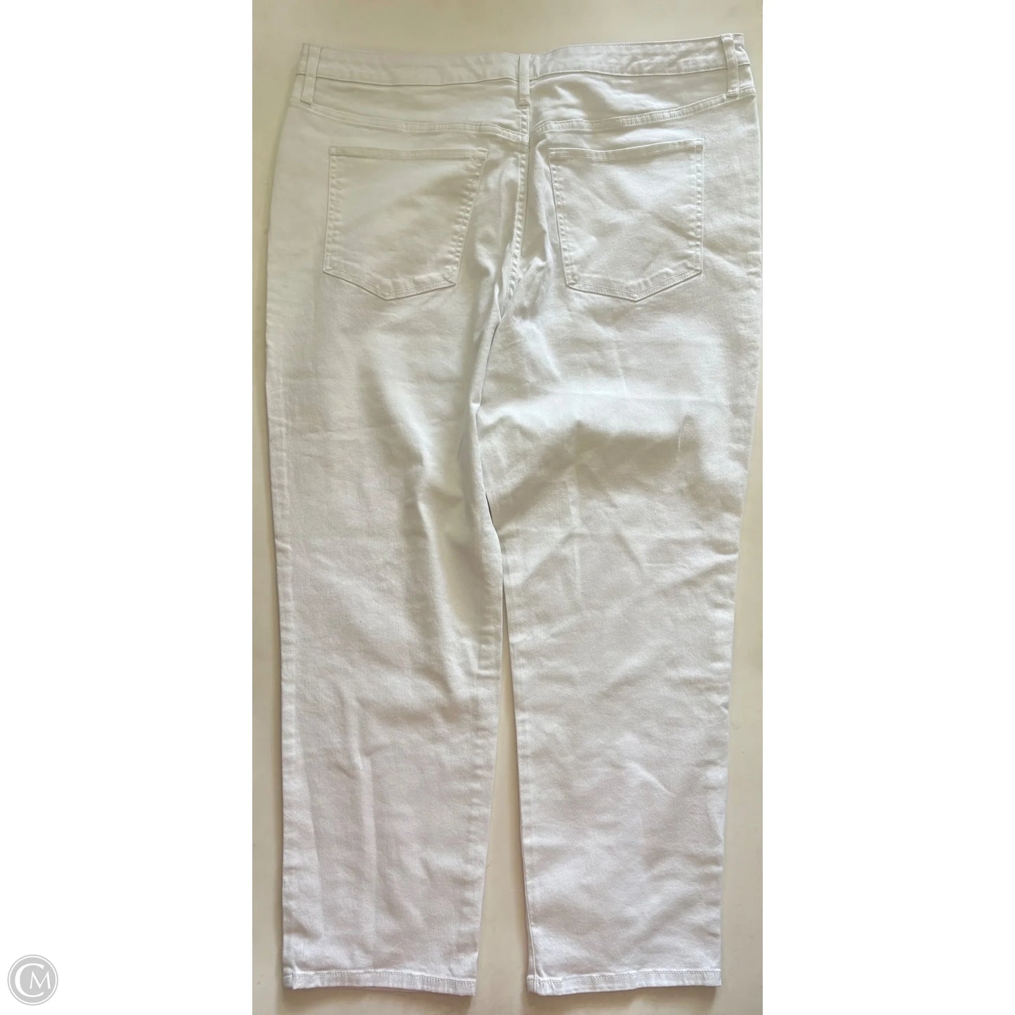 Jeans Wide Leg By Terra & Sky In White, Size: 20