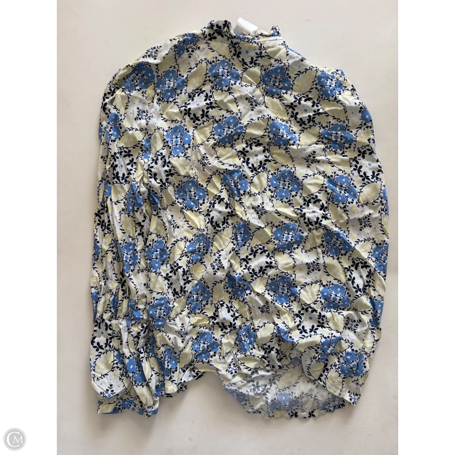 Top Long Sleeve By Loft In Floral Print, Size: Xl
