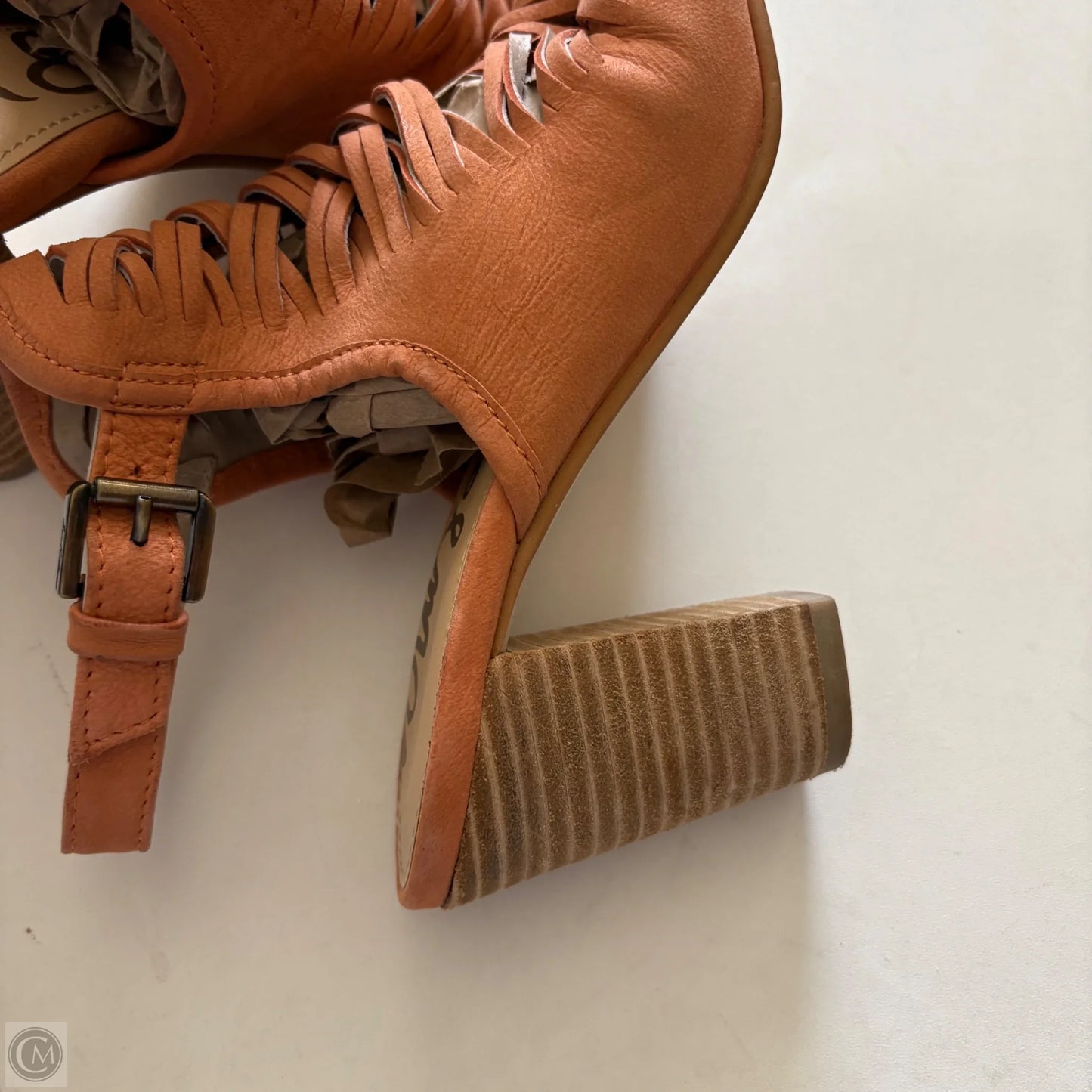 Shoes Heels Block By Sam Edelman In Orange, Size: 8