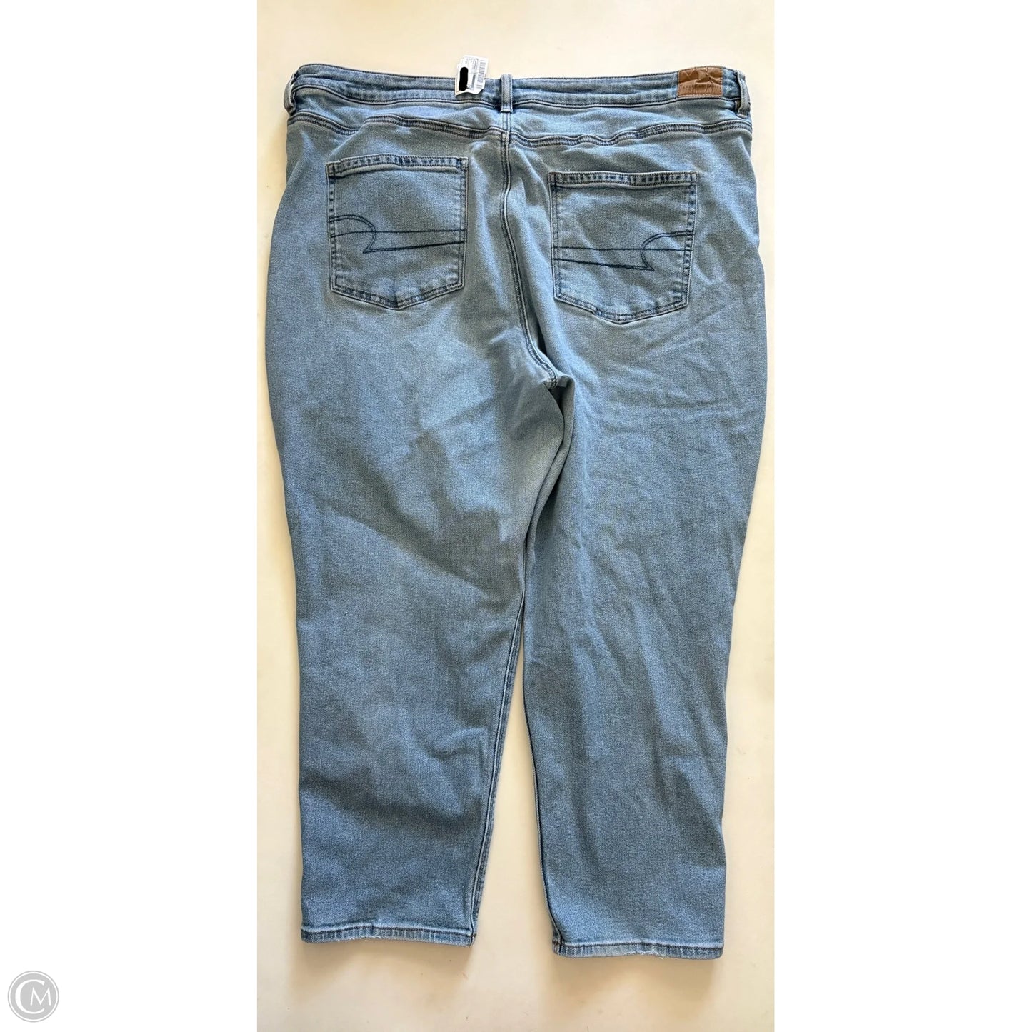 Jeans Straight By American Eagle In Blue, Size: 24
