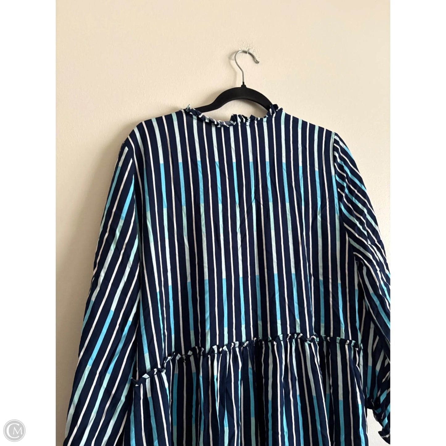 Dress Casual Midi By Dannyandnicole In Striped Pattern, Size: Xl