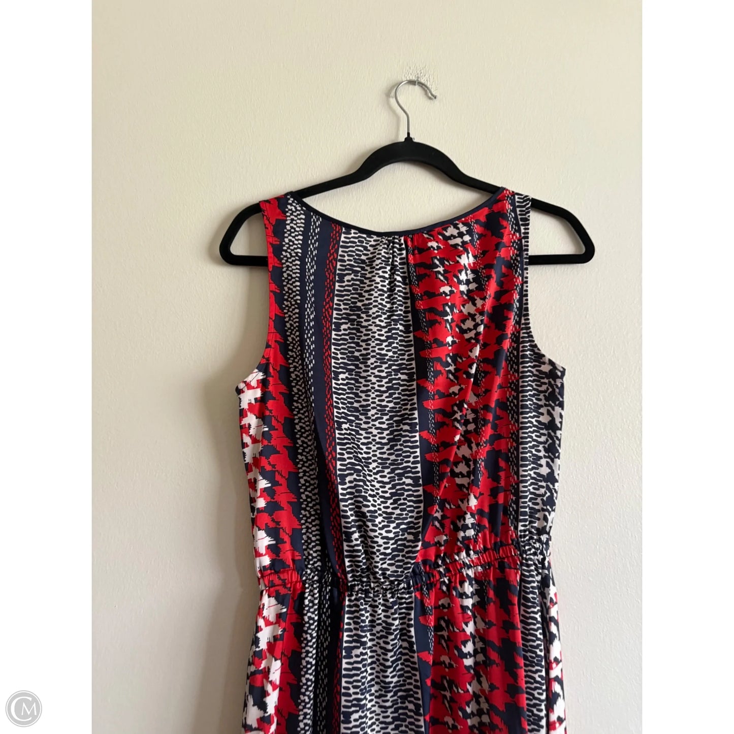Dress Casual Maxi By Tommy Hilfiger In Blue & Red & White, Size: 6