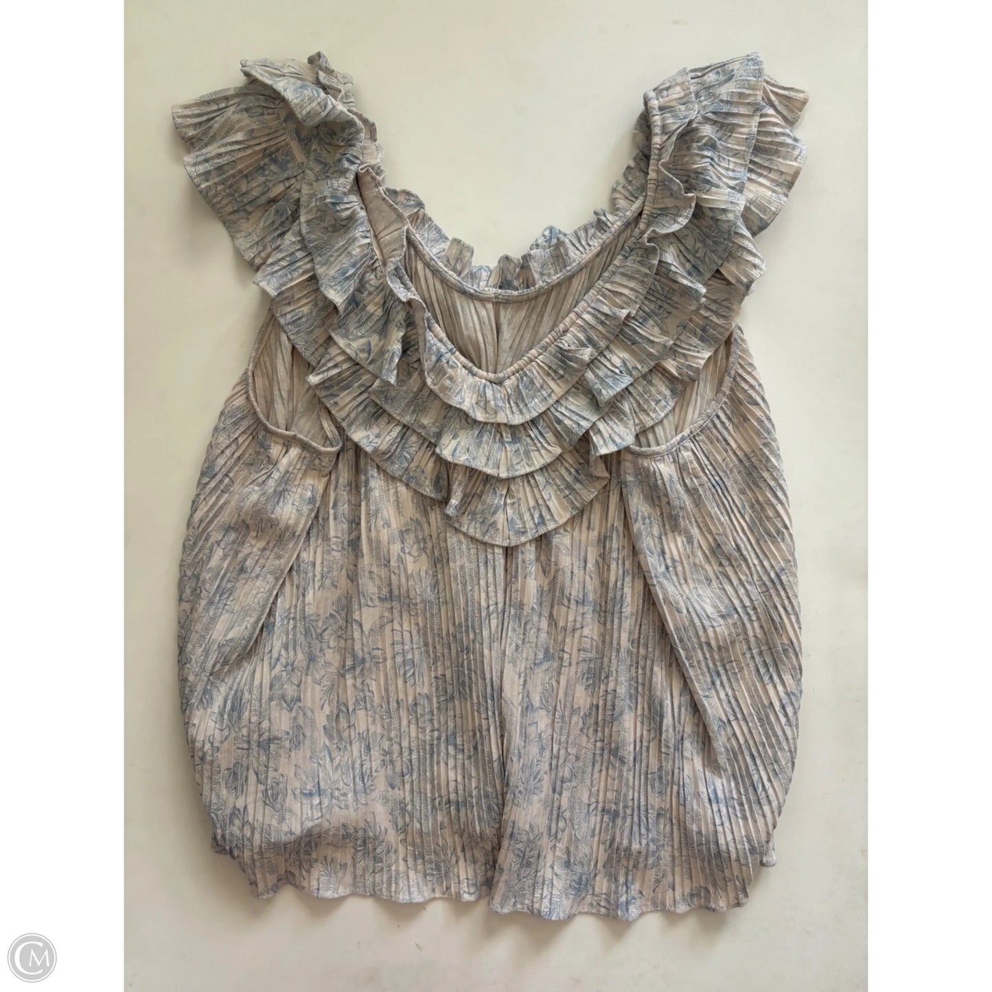 Top Sleeveless By Express In Blue, Size: Xl
