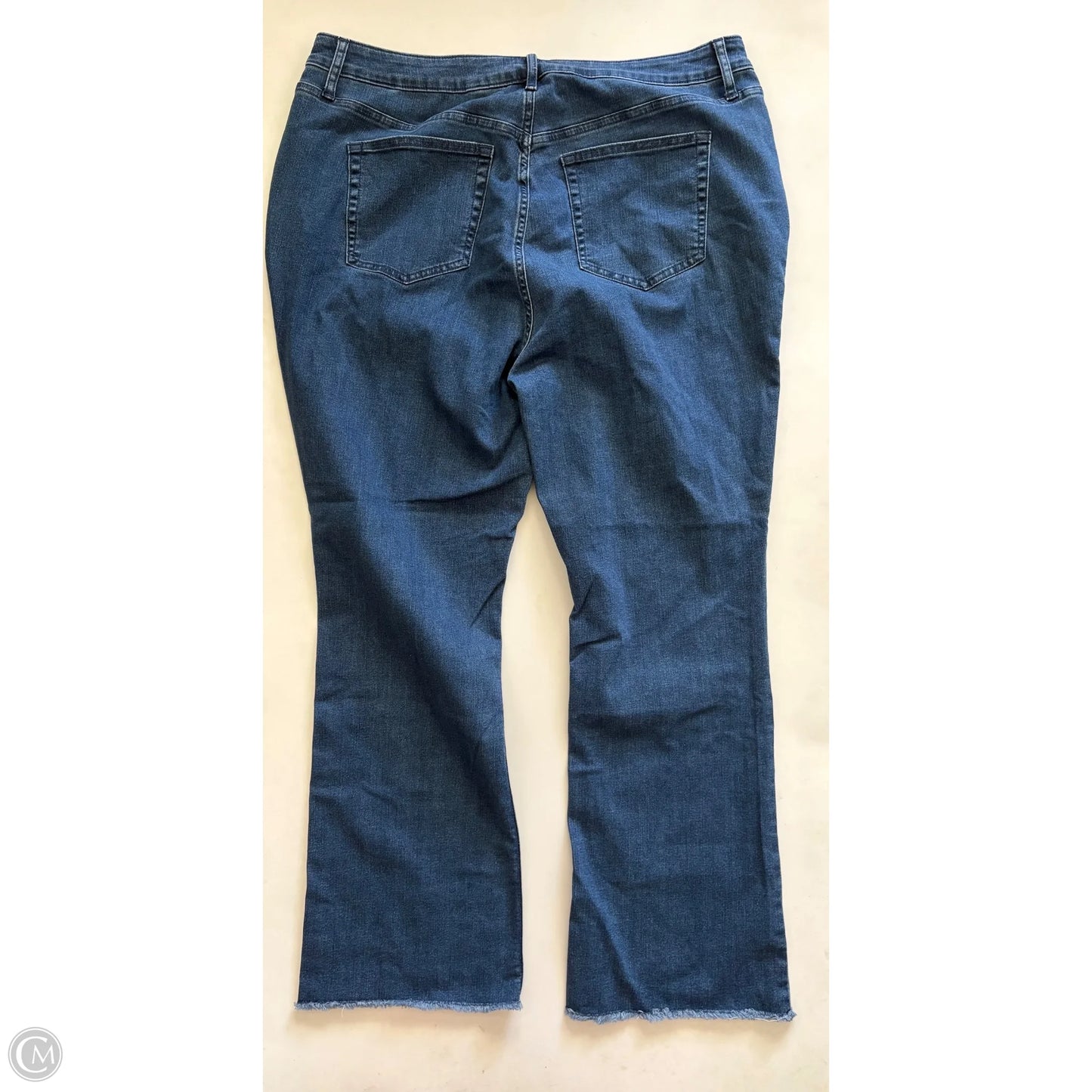 Jeans Wide Leg By Cmb In Blue, Size: 18