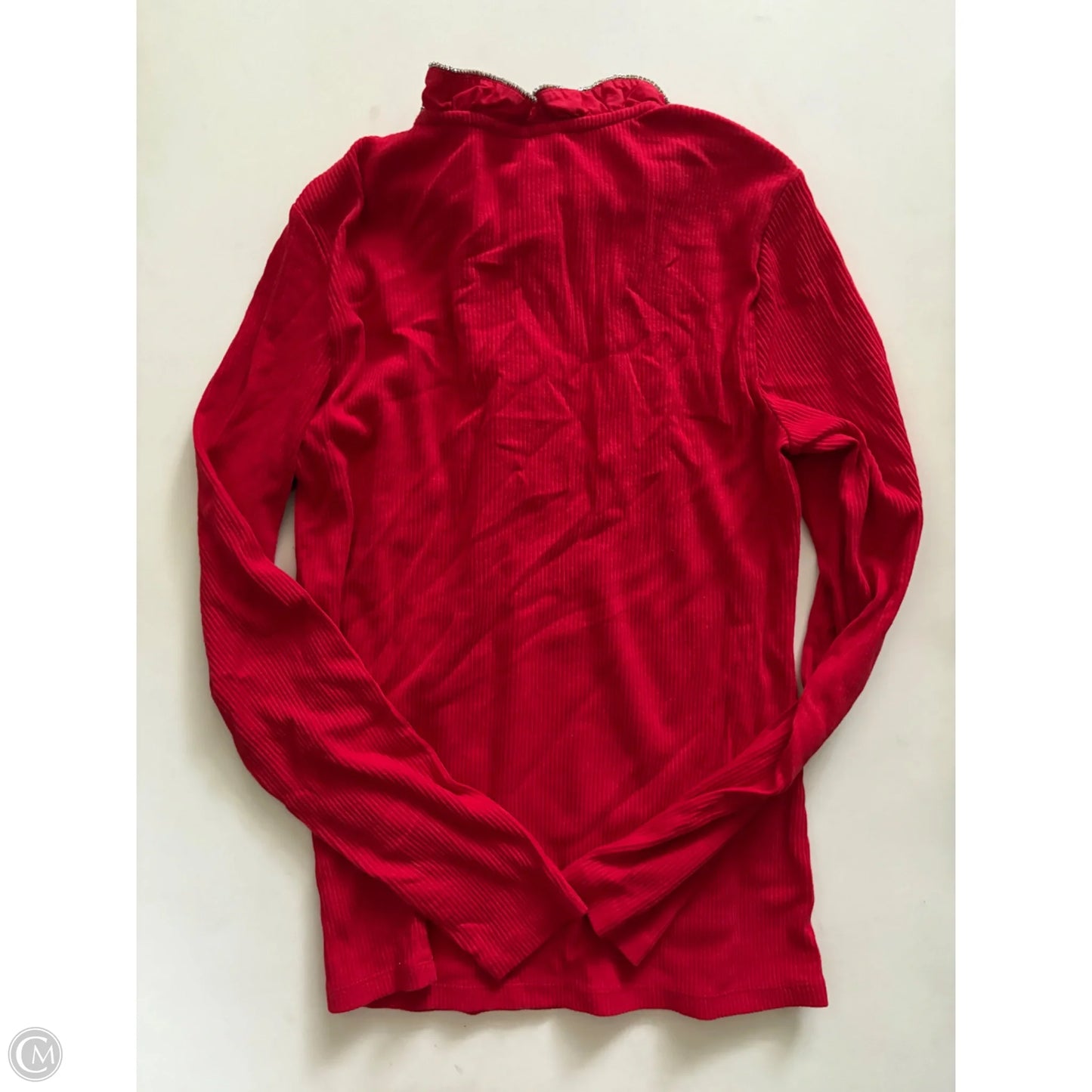 Top Long Sleeve By Crown And Ivy In Red, Size: S