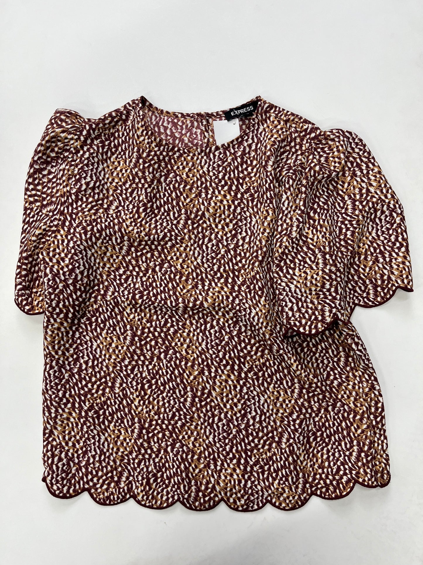 Blouse Short Sleeve By Express NWT Size: Xs