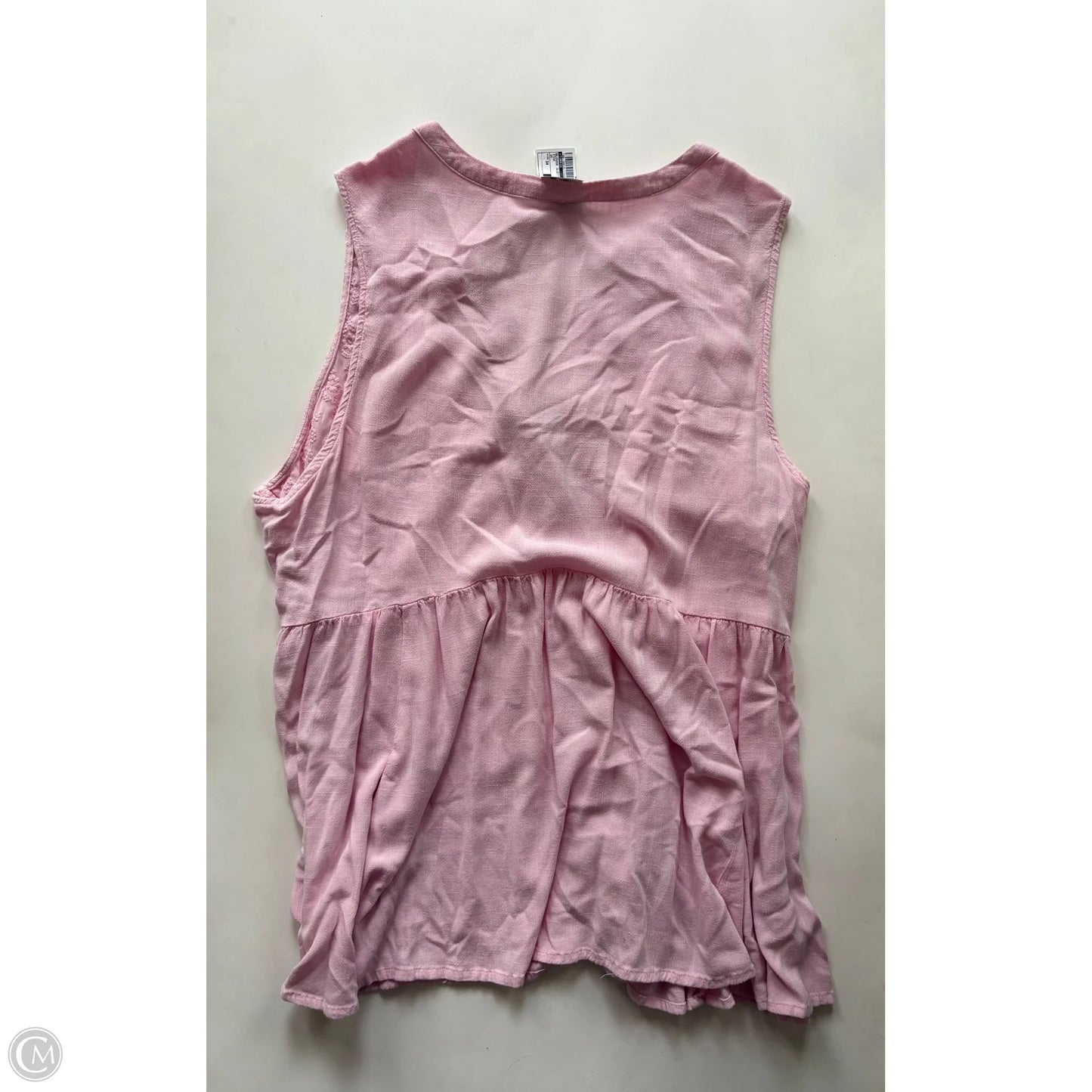 Blouse Sleeveless By Torrid In Pink, Size: 3x