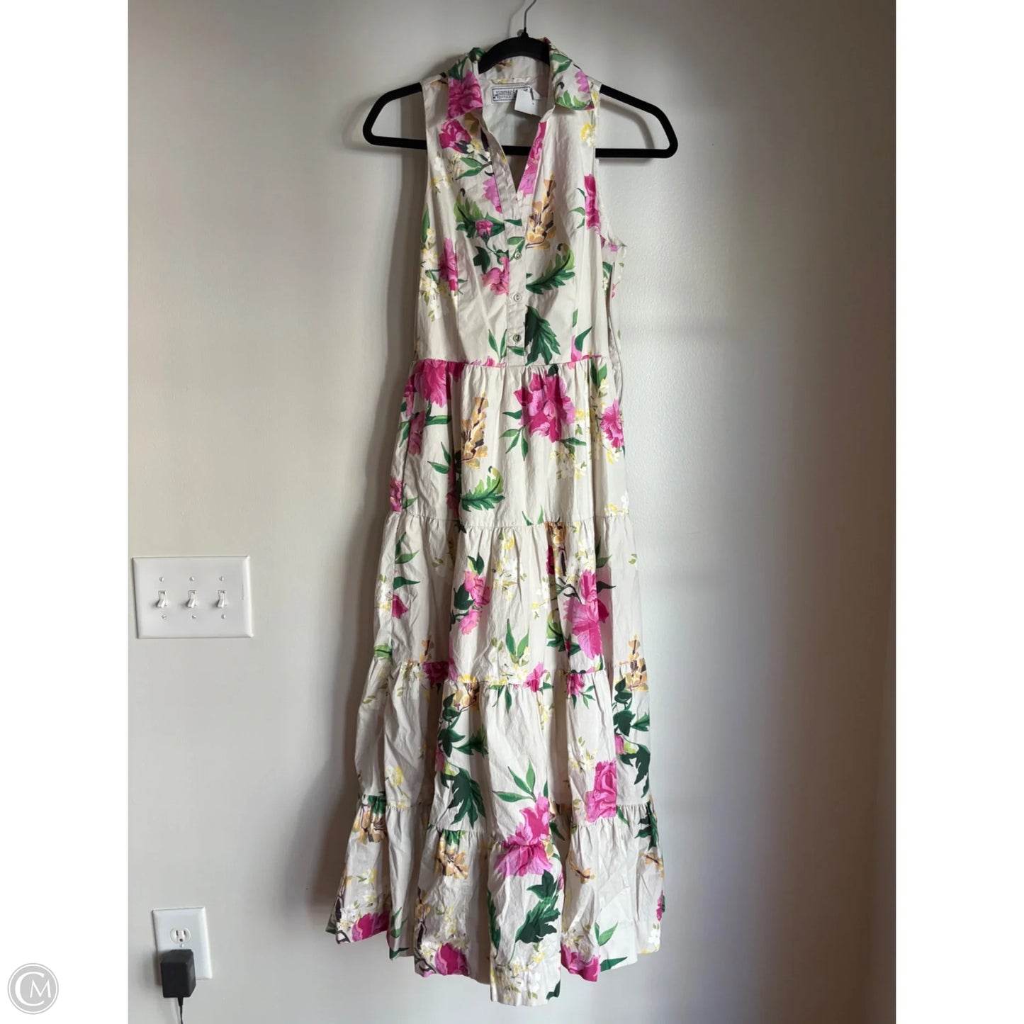 Dress Casual Midi By Vineyard Vines In Green, Size: 4