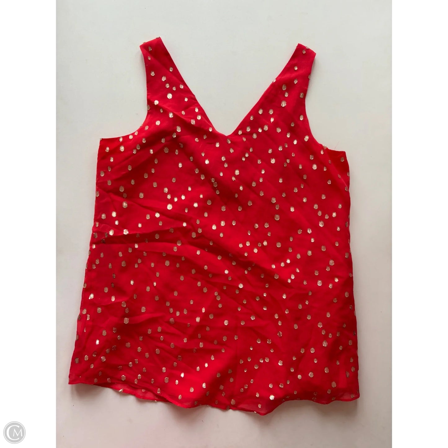 Top Sleeveless Designer By Lilly Pulitzer In Peach, Size: Xs