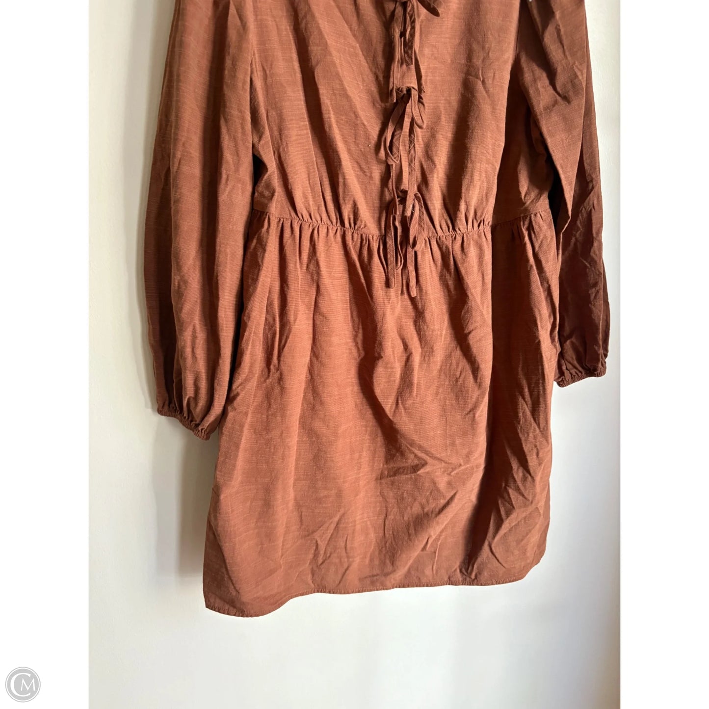 Dress Casual Midi By zesica In Brown, Size: S