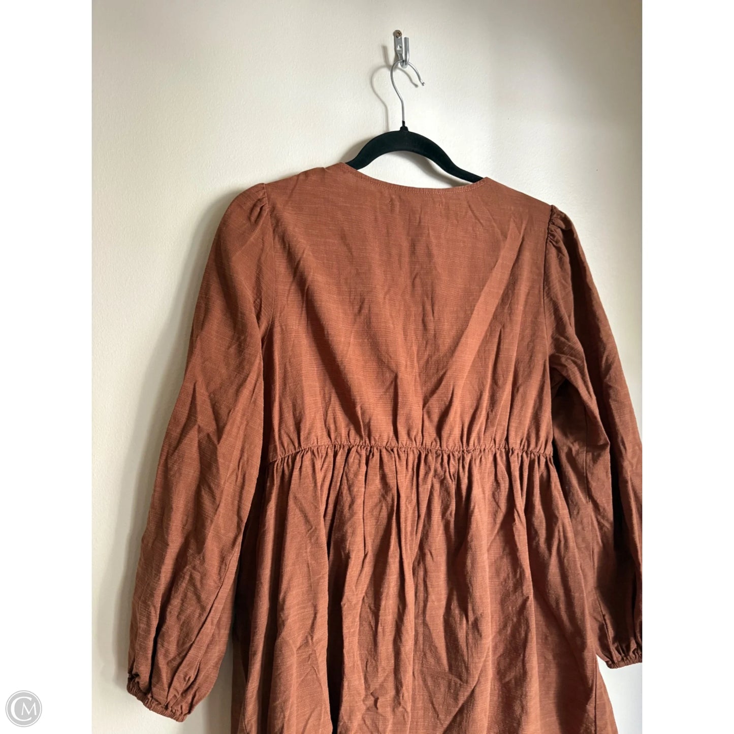 Dress Casual Midi By zesica In Brown, Size: S