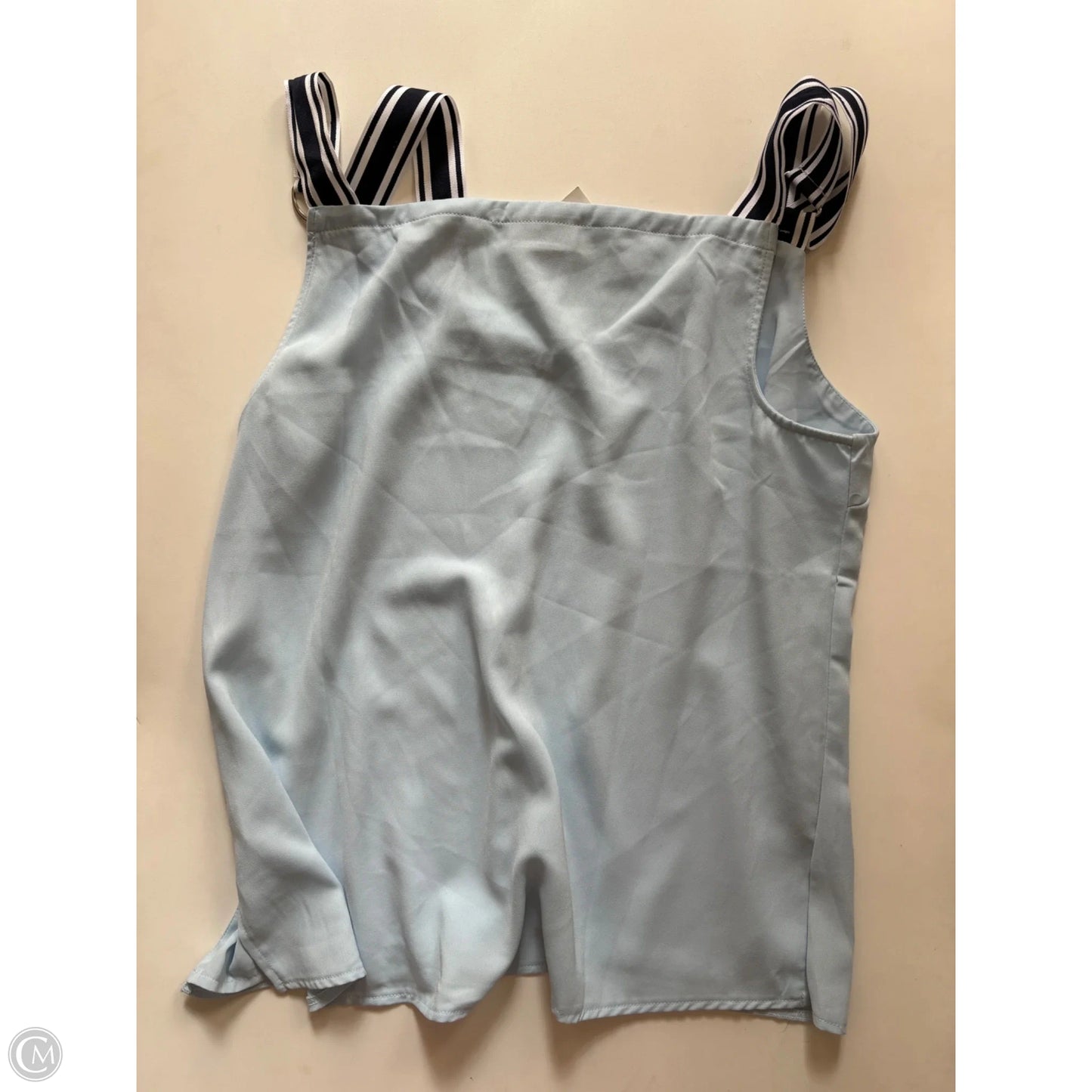 Blouse Sleeveless By New York And Co In Blue, Size: Xl