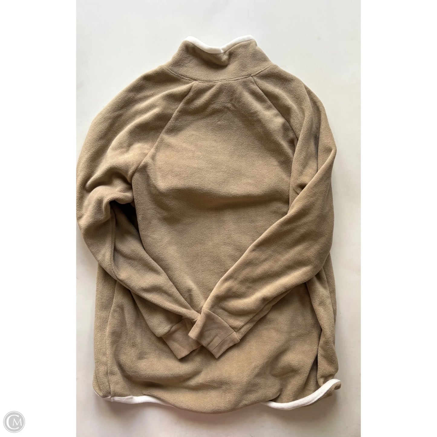 Jacket Faux Fur & Sherpa By Crown And Ivy In Tan, Size: Xl