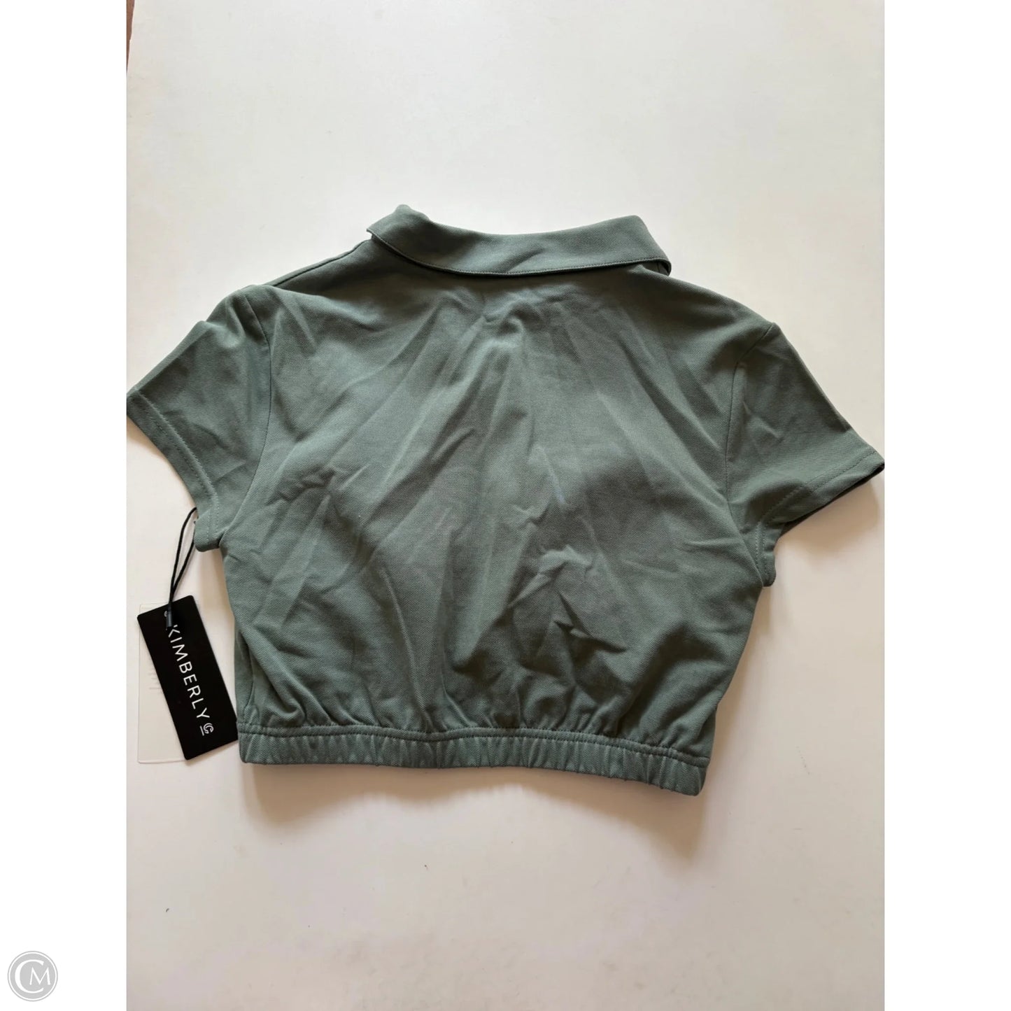 Blouse Short Sleeve By kimberly In Green, Size: S