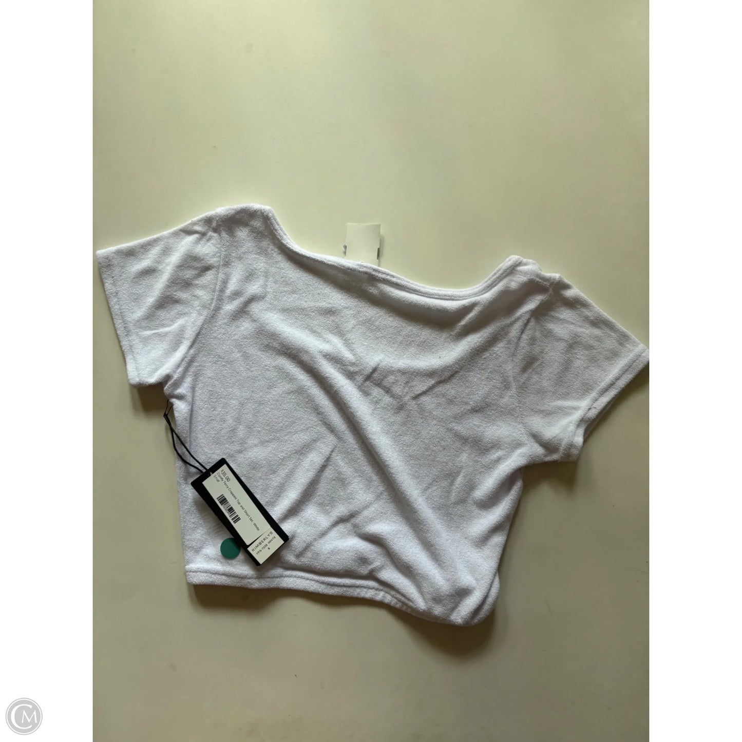 Blouse Short Sleeve By kimberly In White, Size: S