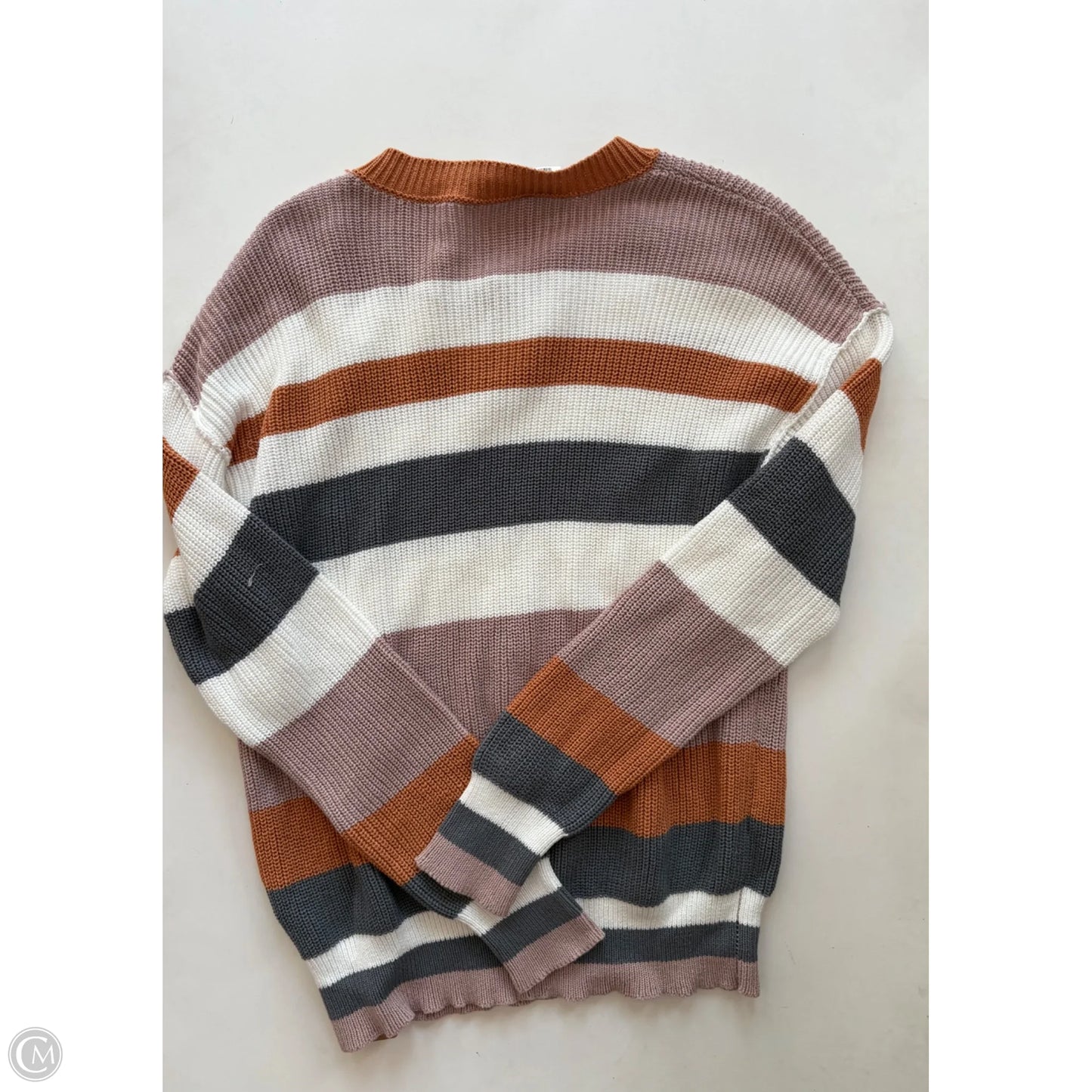 Sweater By Cmc In Striped Pattern, Size: L