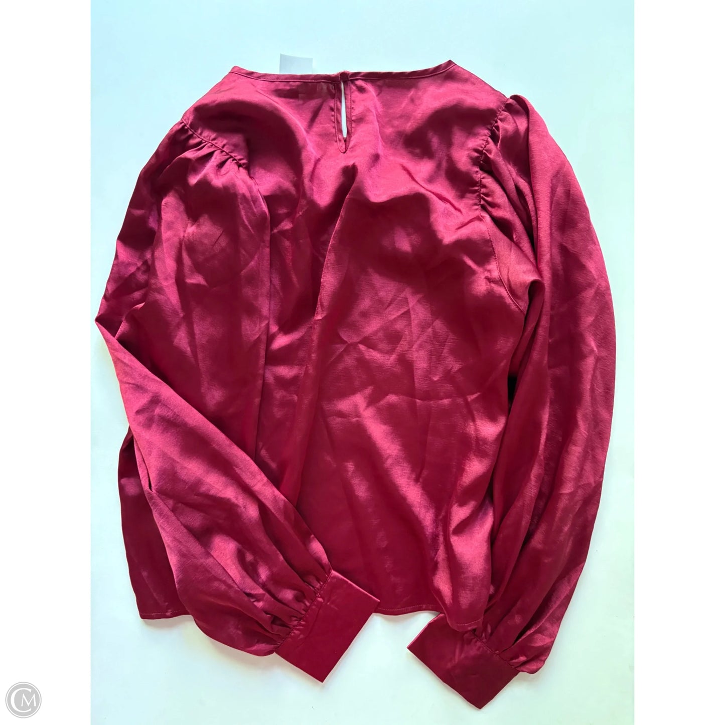 Blouse Long Sleeve By vine and love In Red, Size: M