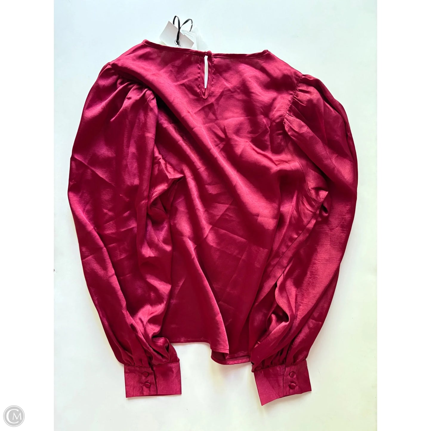 Blouse Long Sleeve By vine and love In Red, Size: S