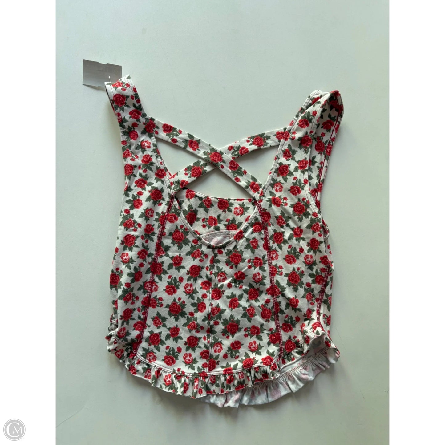 Blouse Sleeveless By Free People In Floral Print, Size: S