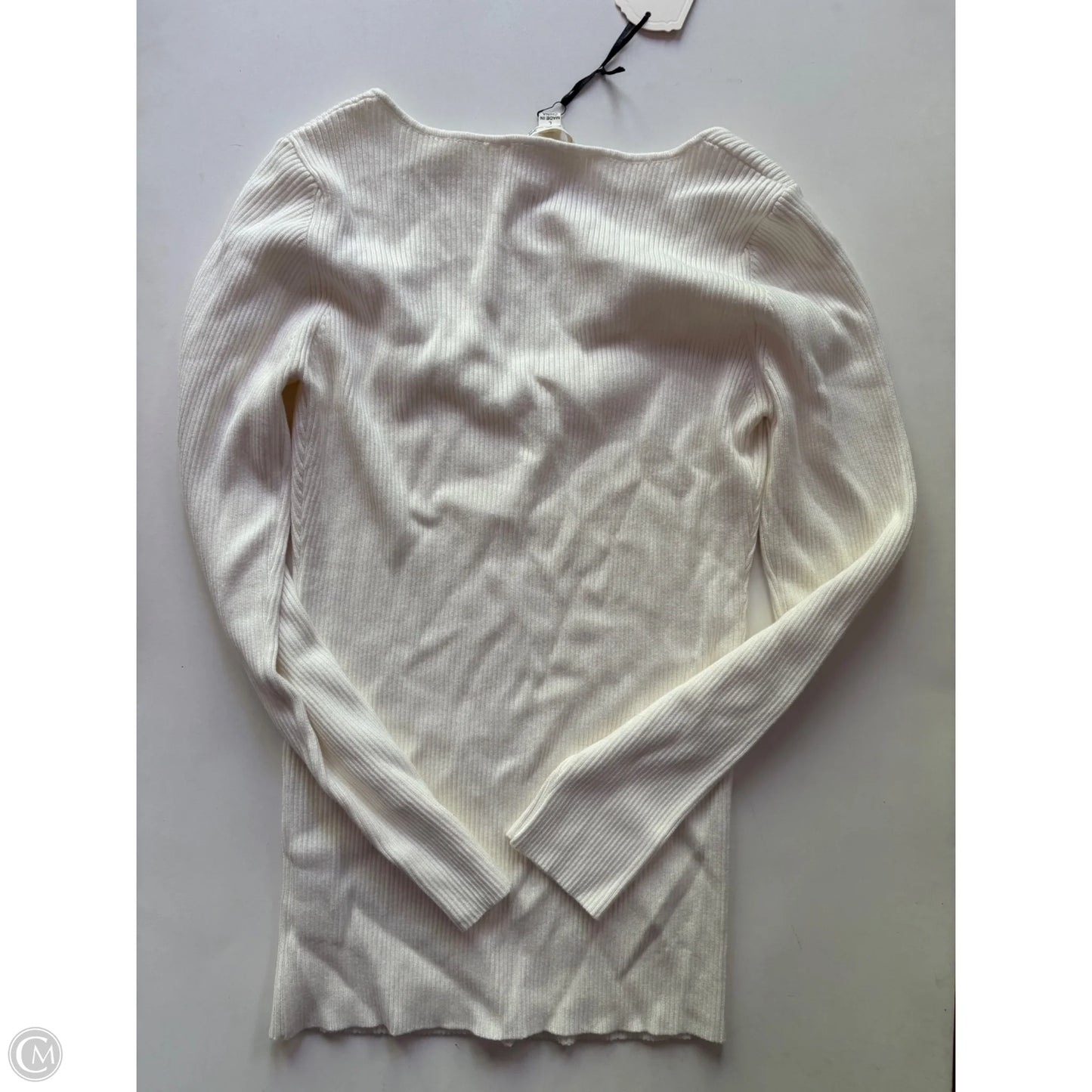 Blouse Long Sleeve By vine and love In Cream, Size: L