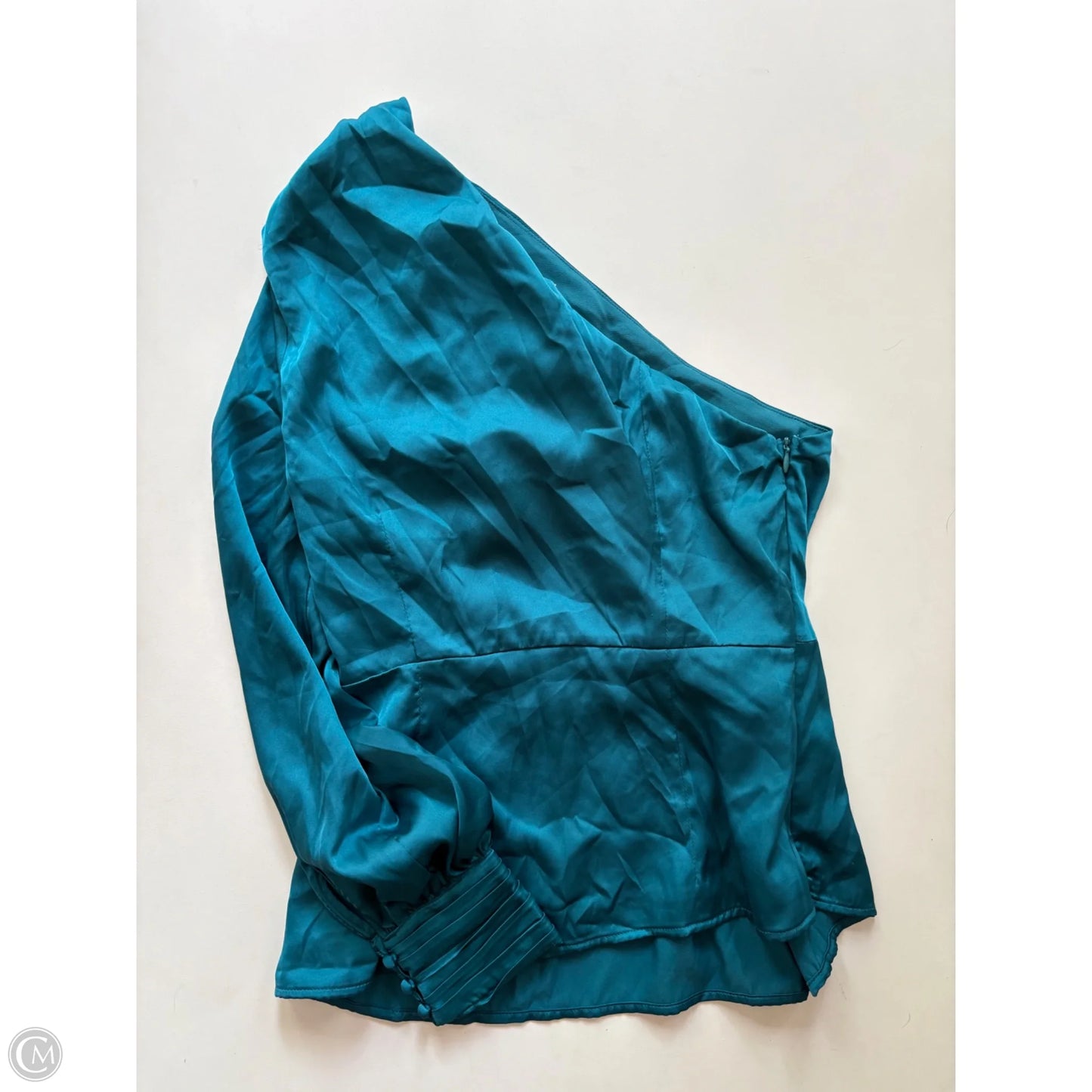 Blouse Long Sleeve By Dress Forum In Blue, Size: S