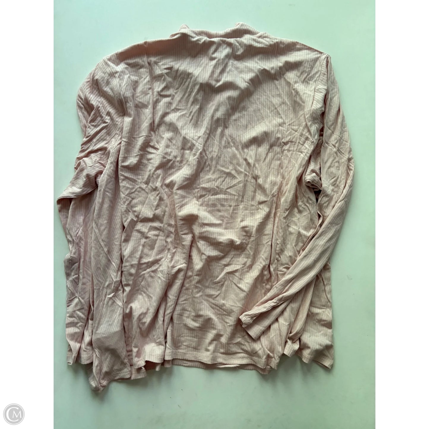 Blouse Long Sleeve By Old Navy In Pink, Size: Xl